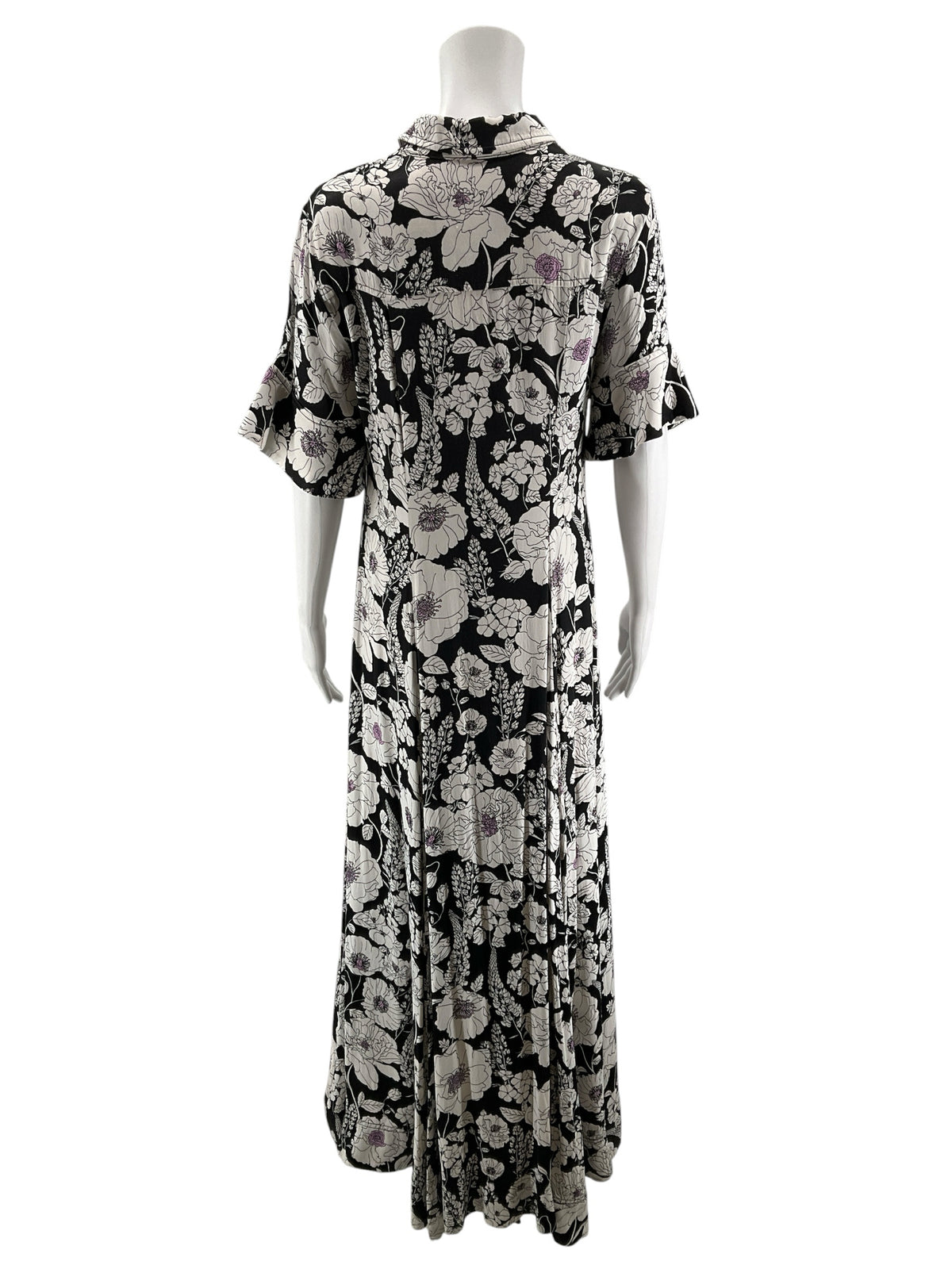 Maeve by Anthropologie Floral Flutter Sleeve Midi Shirtdress Size Medium - ONLINE ONLY