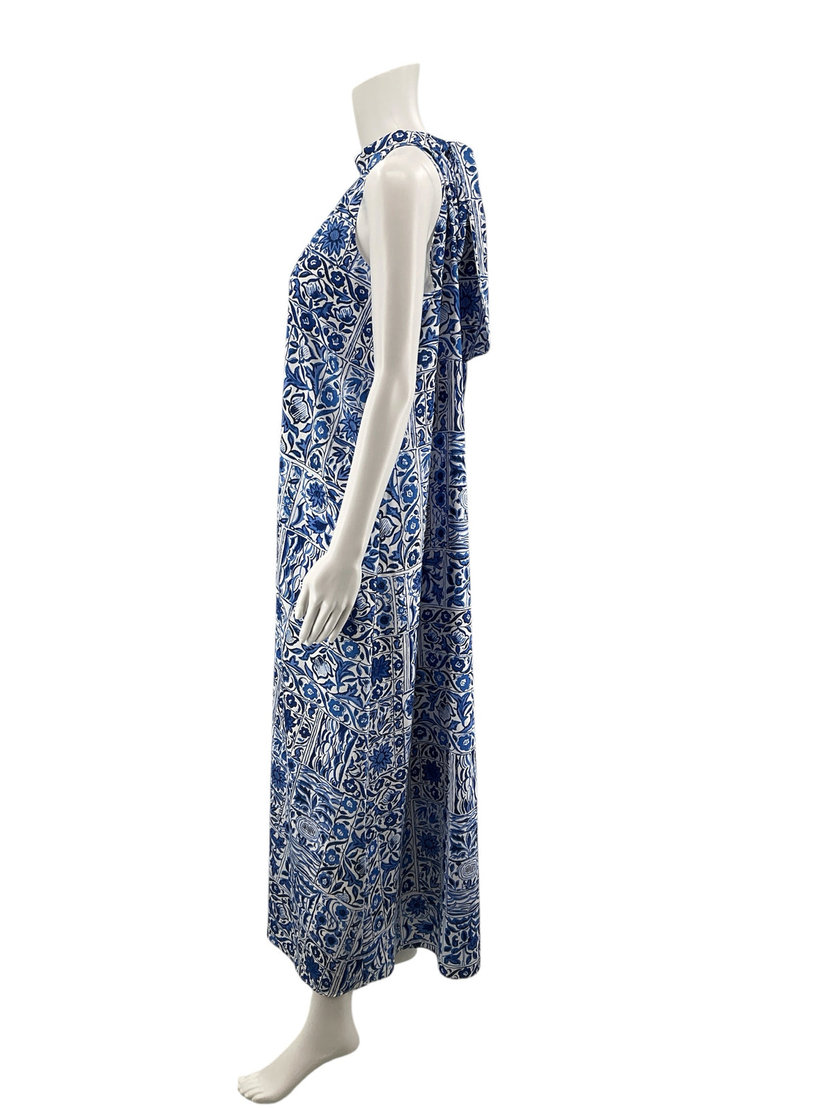 Ann Taylor Mosaic Tile Print Halter Neck Shift Dress Size Small - ONLINE ONLY