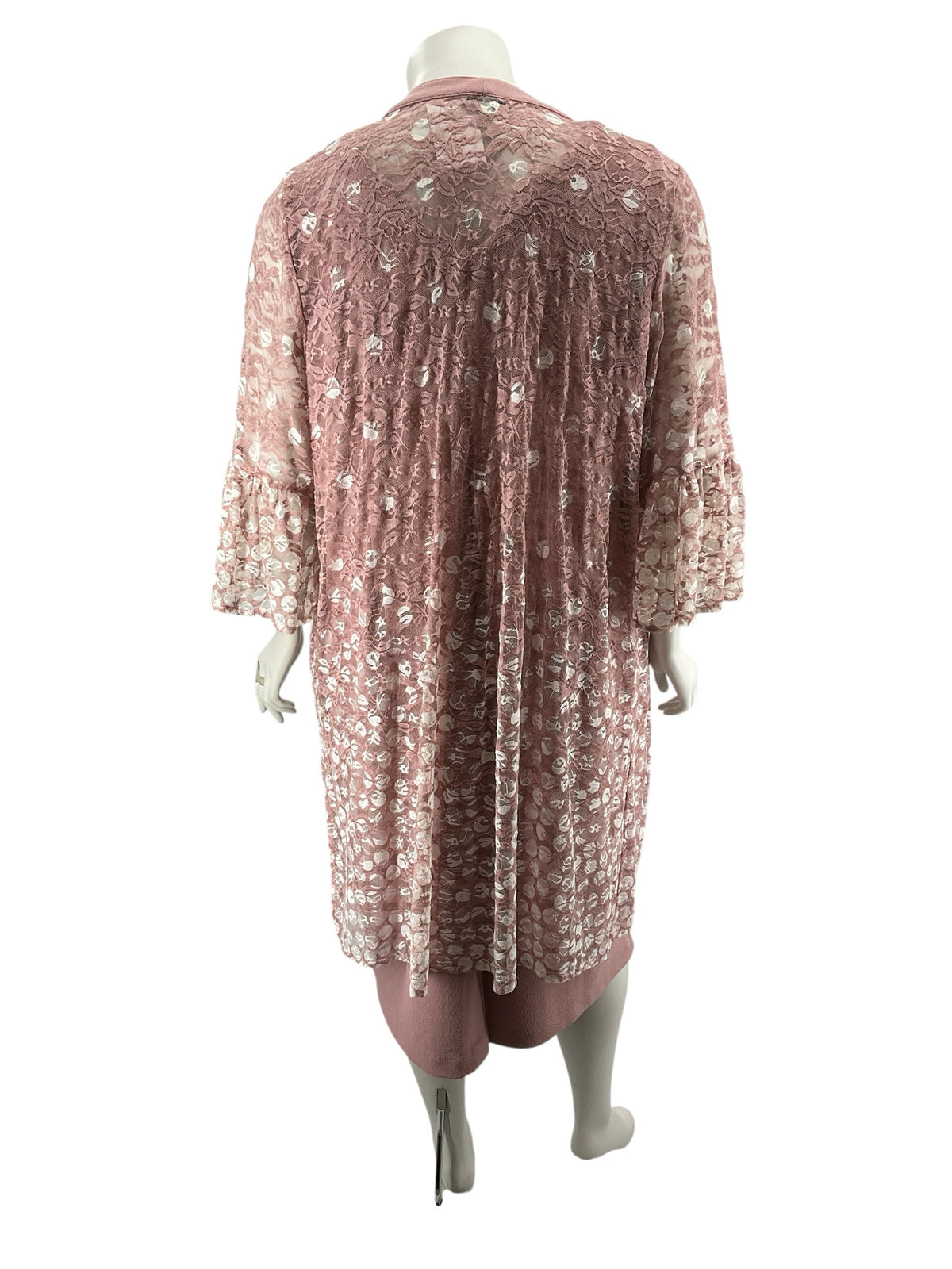 Maya Brooke 24W Mauve Lace Jacket Dress Set | 2-Piece Special Occasion Outfit