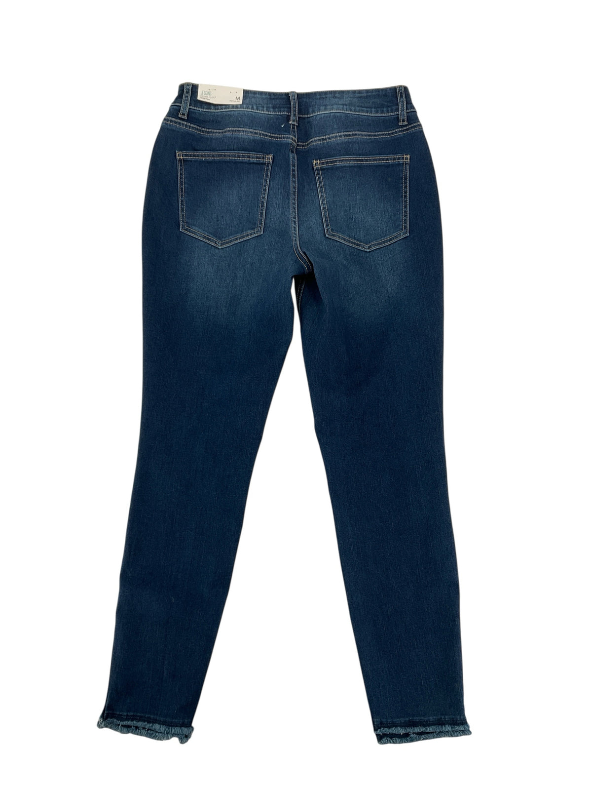 Maurices Mid Rise Skinny Ankle Jeans Raw Hem Dark Wash NWT Size Medium - ONLINE ONLY