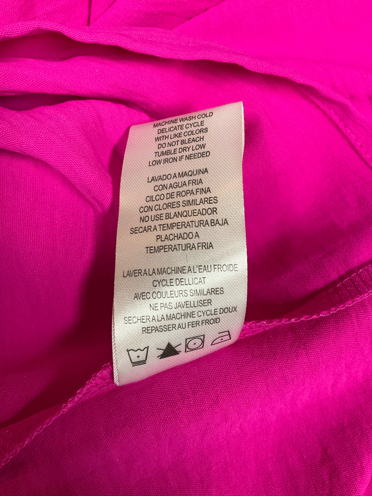 Nina Leonard Pink Tiered Surplice Maxi Dress Womens Size Large - ONLINE ONLY