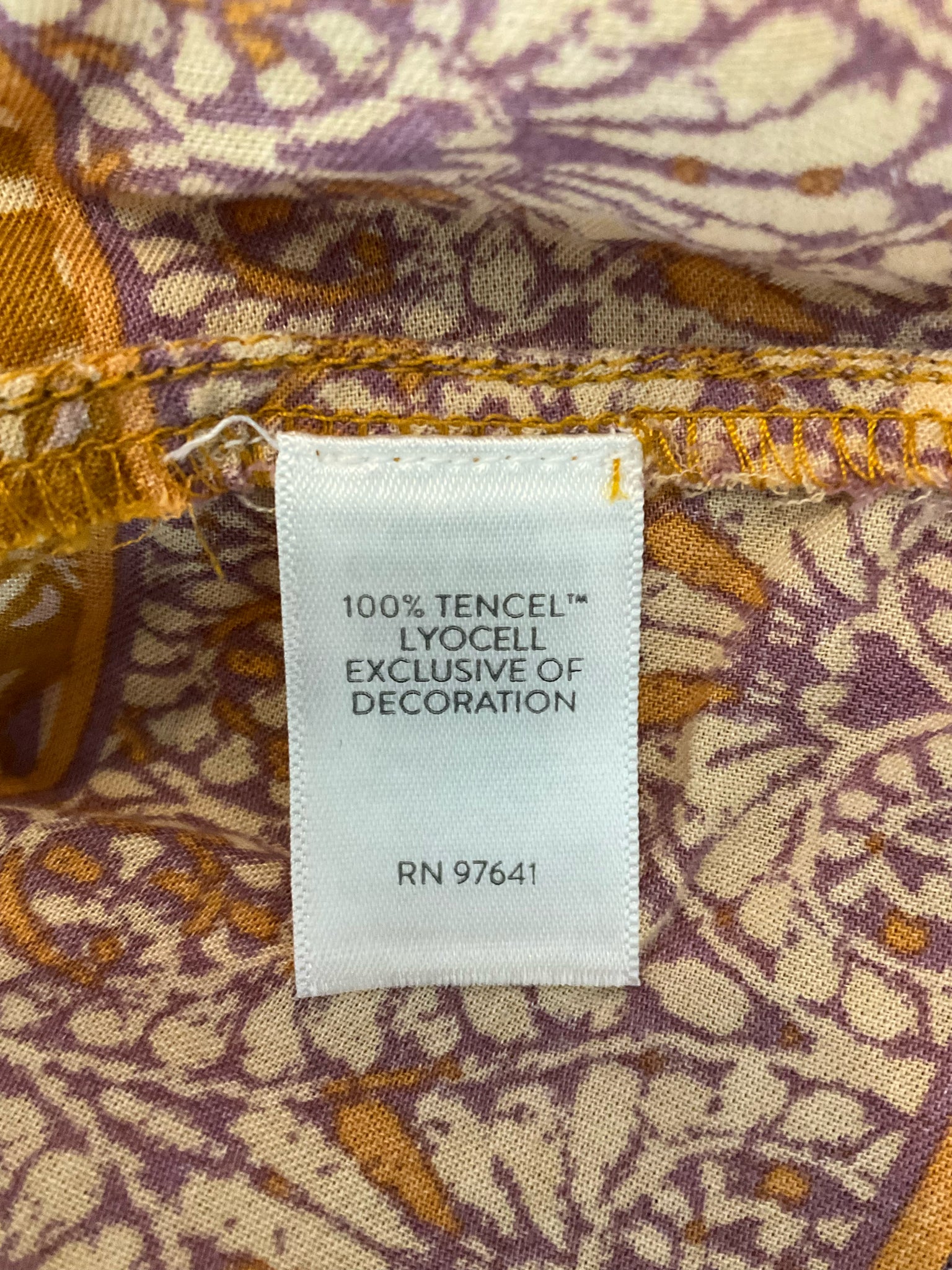 J. Jill Tencel Border-Print Paisley Tank Top | Size Small Petite
