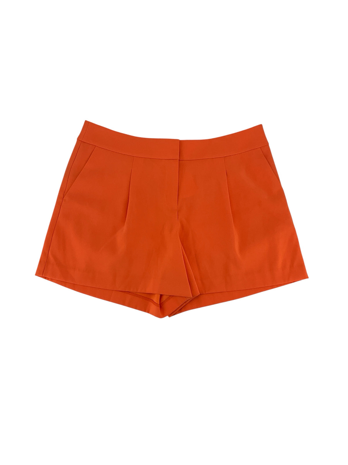 Ann Taylor Orange Pleated City Shorts Size 10 - ONLINE ONLY
