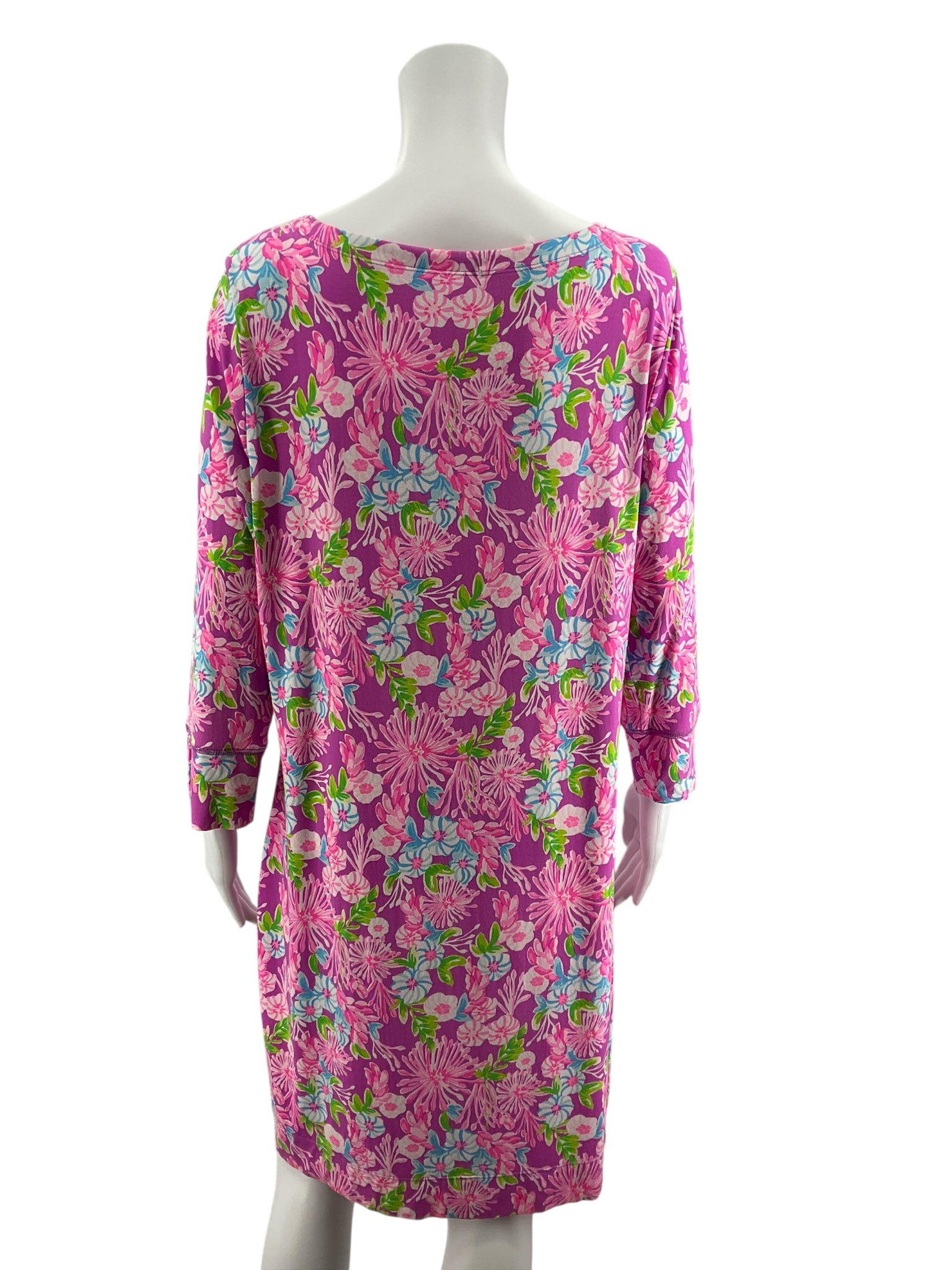 Lilly Pulitzer UPF 50+ Sophie Dress First Impression Floral Size XL
