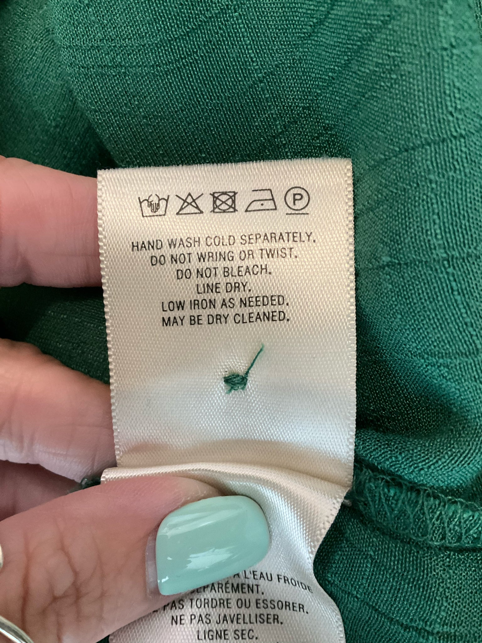 Maeve Ribbed Button-Front Peplum Tunic Tank Top Green Size Medium