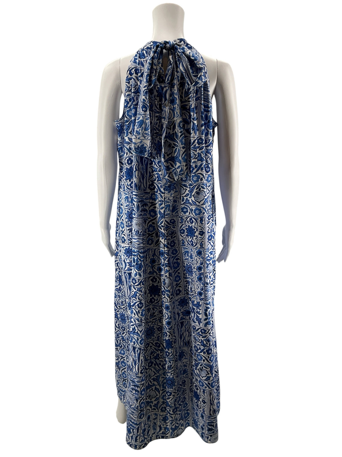 Ann Taylor Mosaic Tile Print Halter Neck Shift Dress Size Small - ONLINE ONLY