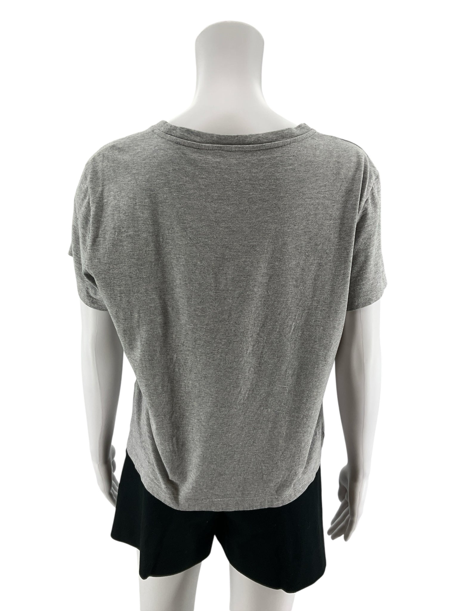 Everlane The Organic Cotton Box-Cut Pocket Tee Womens Size M Heather Gray