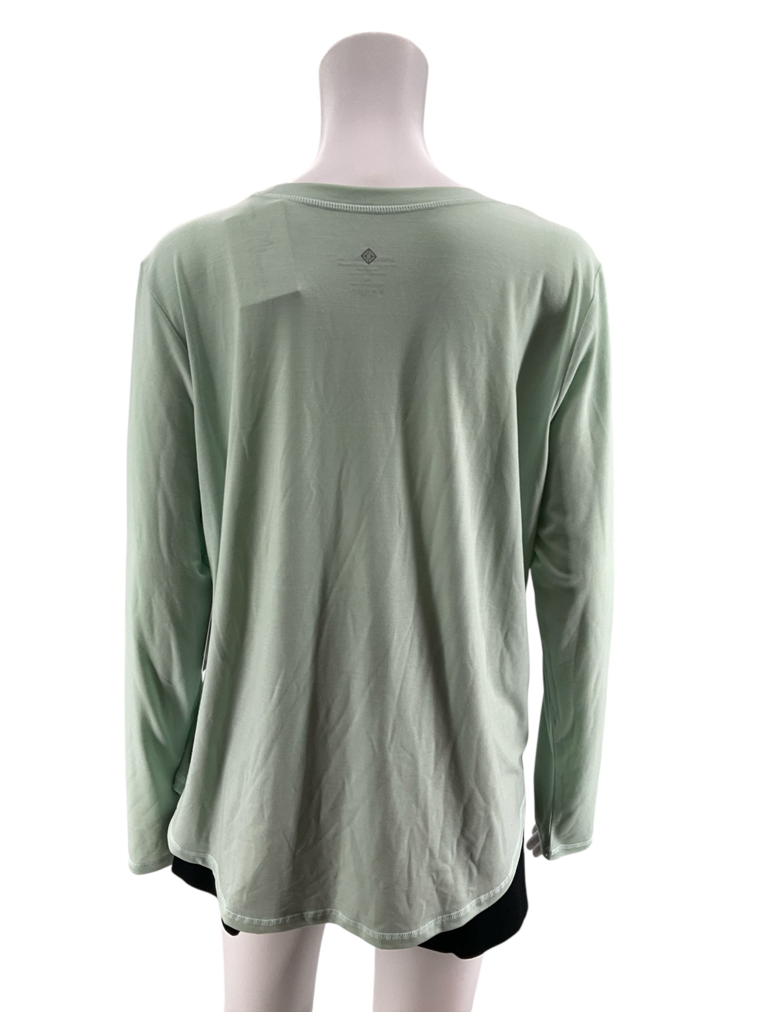 Antonio Melani NWT Mint Green Soft Stretch Lyocell Blend Long Sleeve Top XL