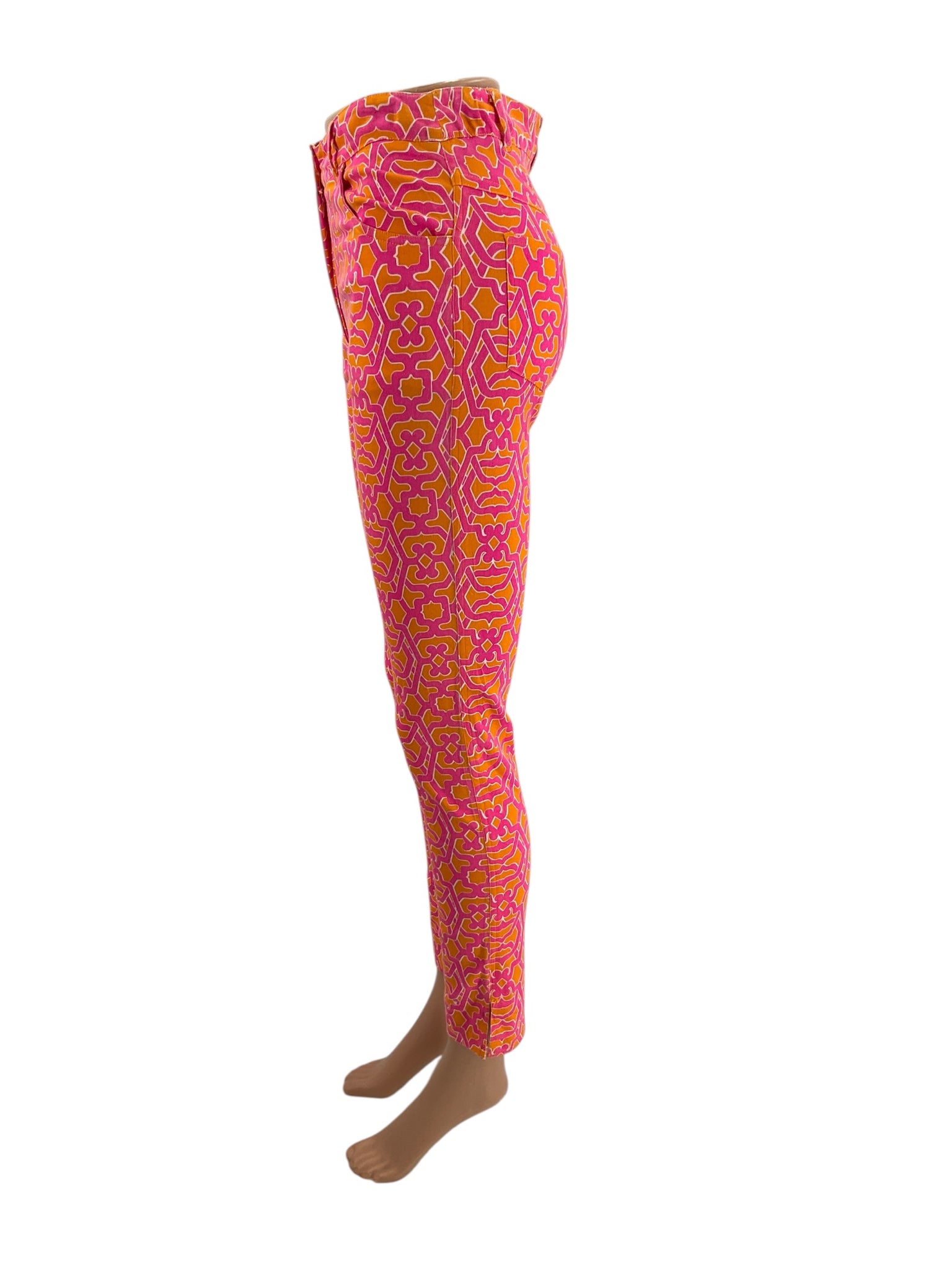 Gretchen Scott Pink/Orange Pre-Owned Ladies Pants - Size XS - Margaret’s Fine Consignment