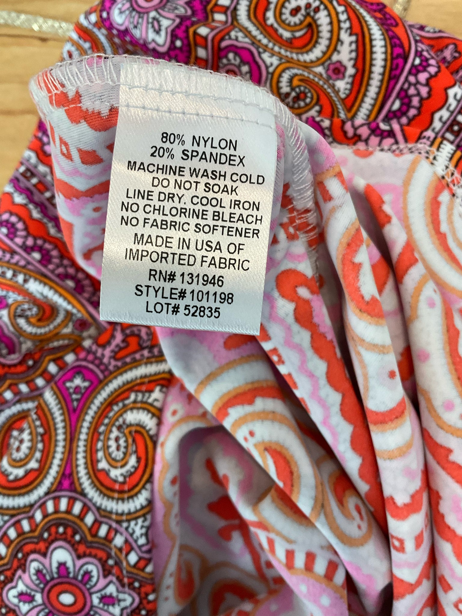 Jude Connally Tinsley Dress XS Pink Orange Paisley Print Braided Strap Mini