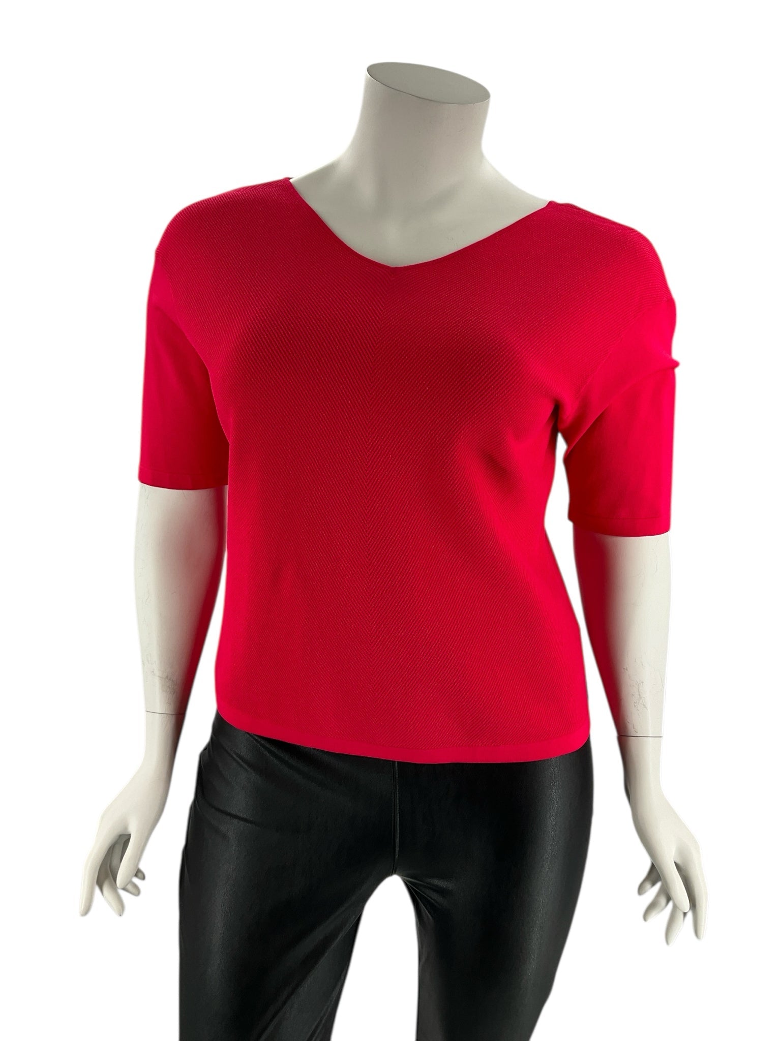 Carlisle Pink Solid Pre-Owned Ladies Casual Top - Size XXL