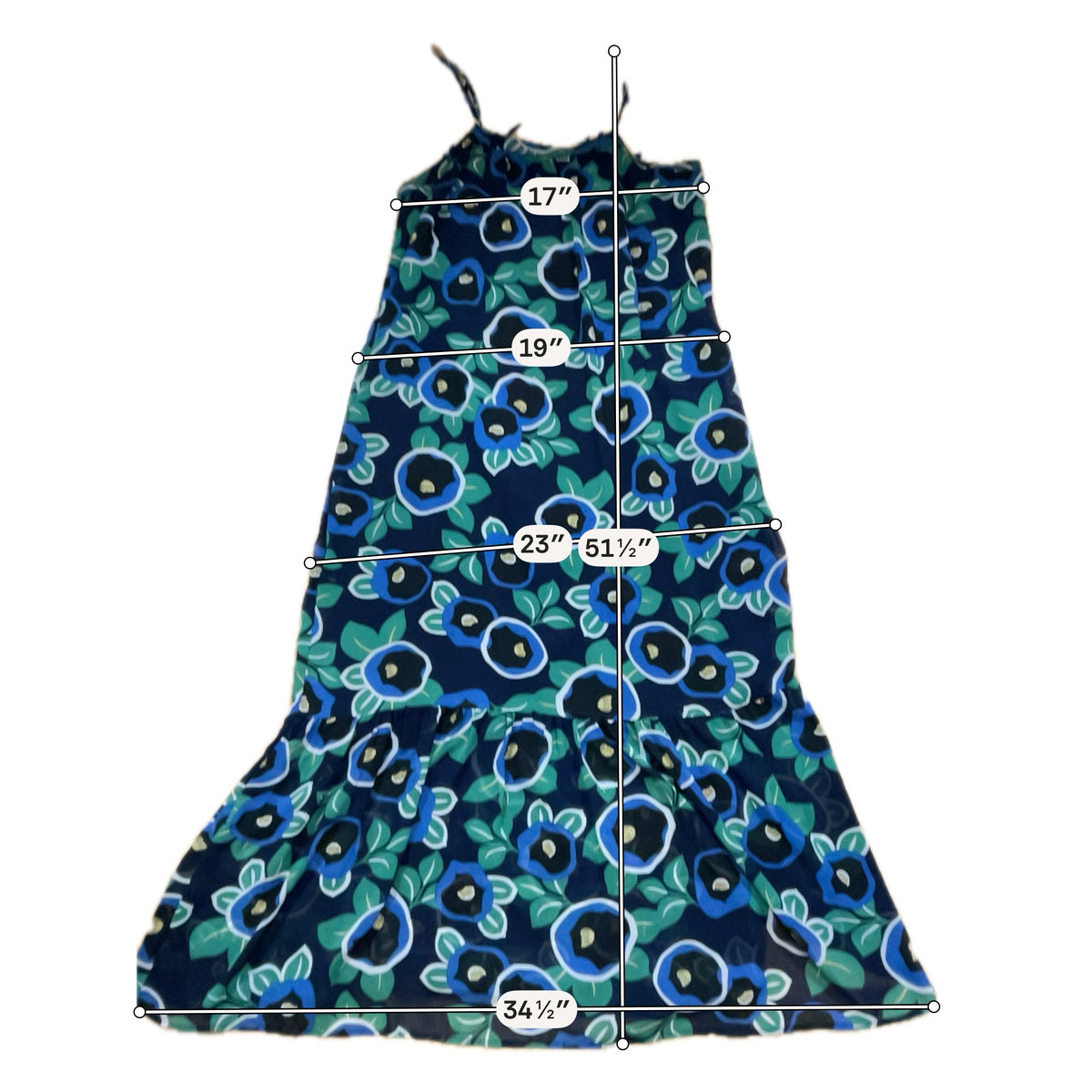 Hayden Los Angeles Floral Open Back Tassel Maxi Dress Size Medium - ONLINE ONLY