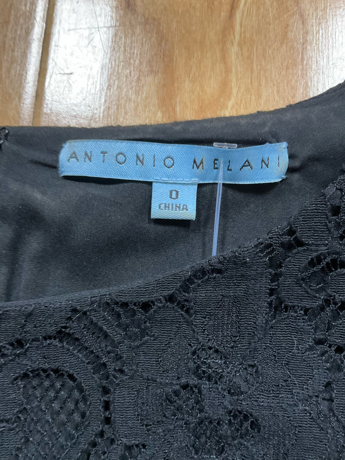 Antonio Melani Black Lace Bell Sleeve Dress - Size 0 - ONLINE ONLY