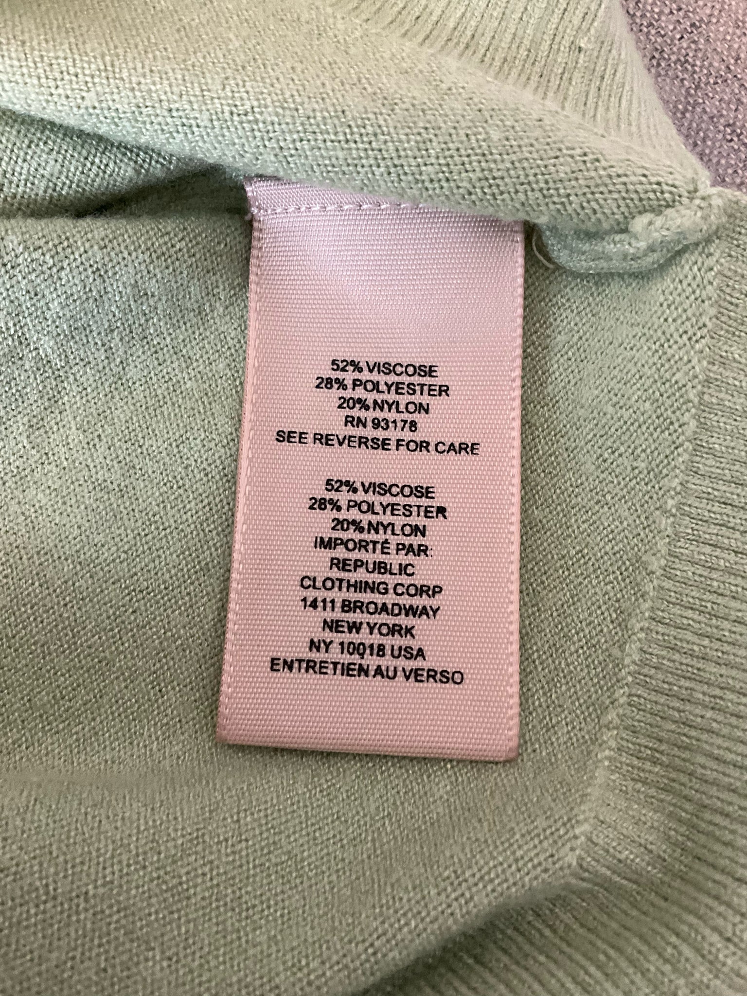 Philosophy Republic Clothing sage Short Sleeve Sage Green Dolman Sleeve Knit Top Size XS - Size XS
