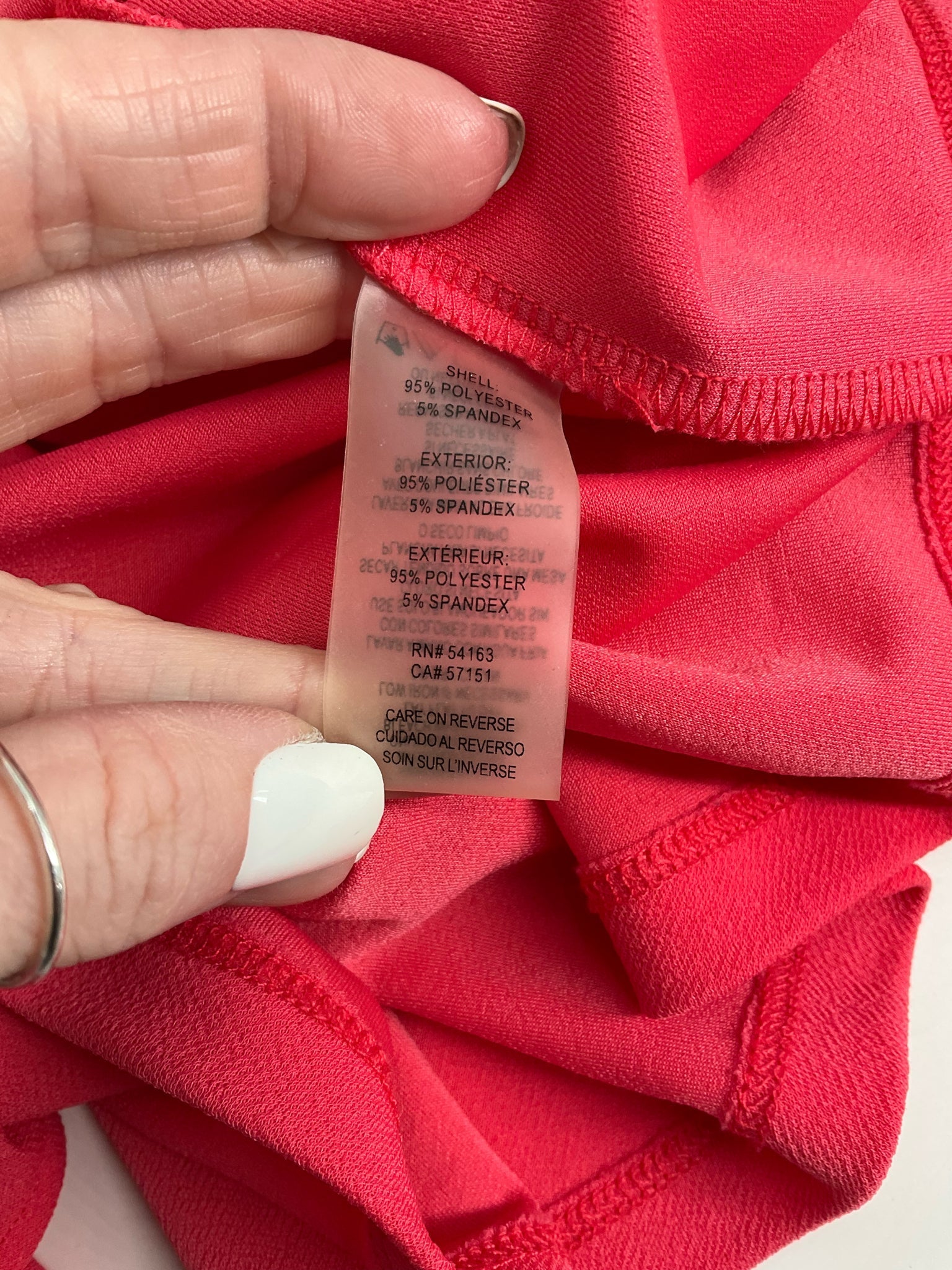 Calvin Klein Pink Solid Pre-Owned Ladies New with Tags Top - Size 1X