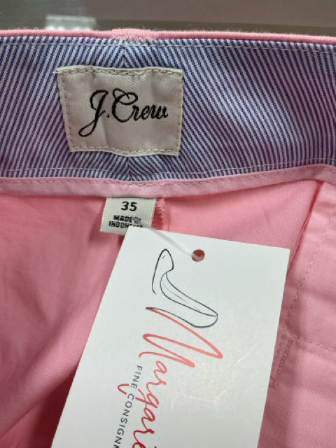 J.Crew Slim Boyfriend Chino Pants Size 35 Peach Stretch Cotton - ONLINE ONLY