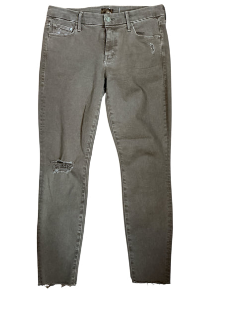 MOTHER The Looker Ankle Fray Distressed Jeans Size 6 - ONLINE ONLY