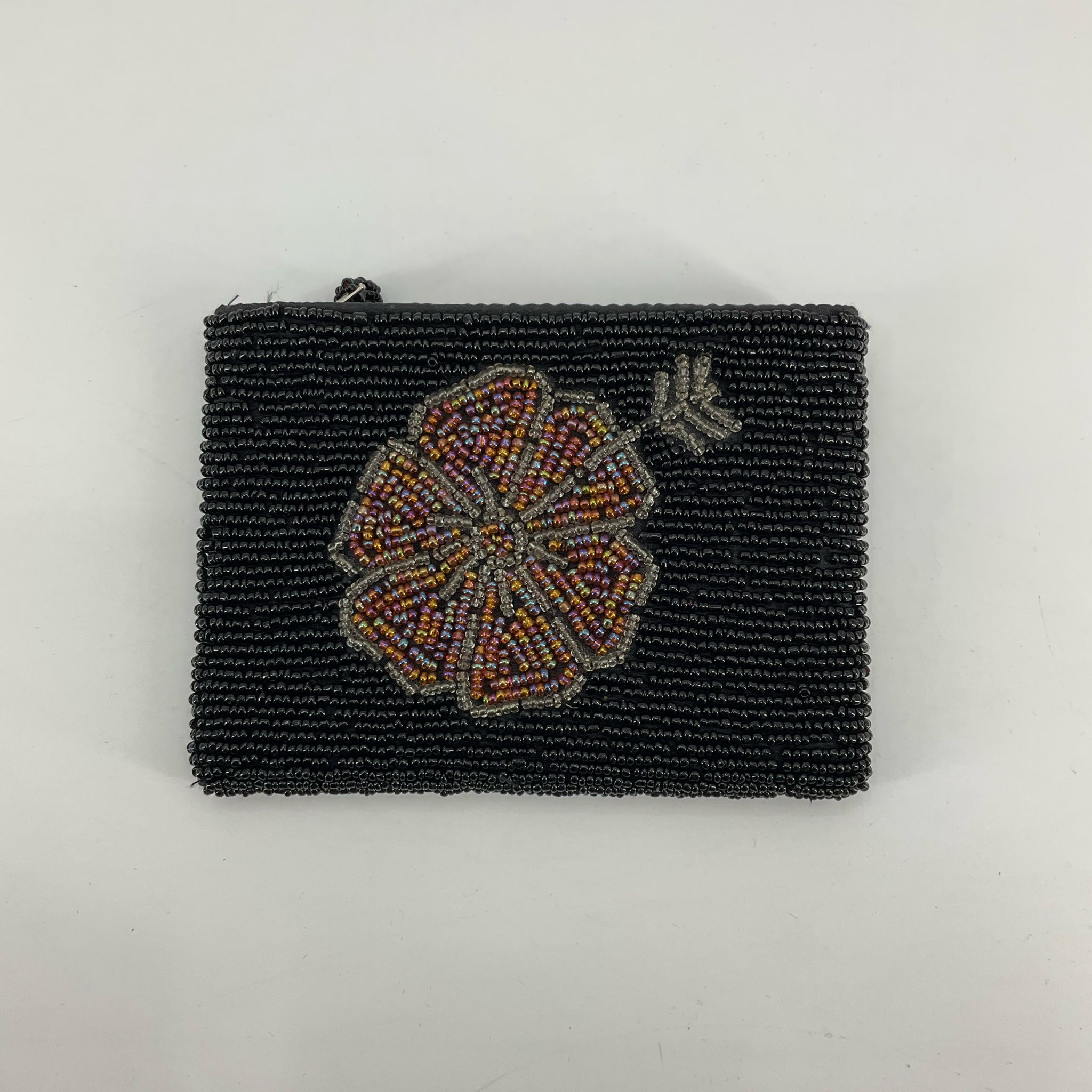 L.G. Coleman & Co. Beauteous Purses Vintage Style Beaded Floral Clutch