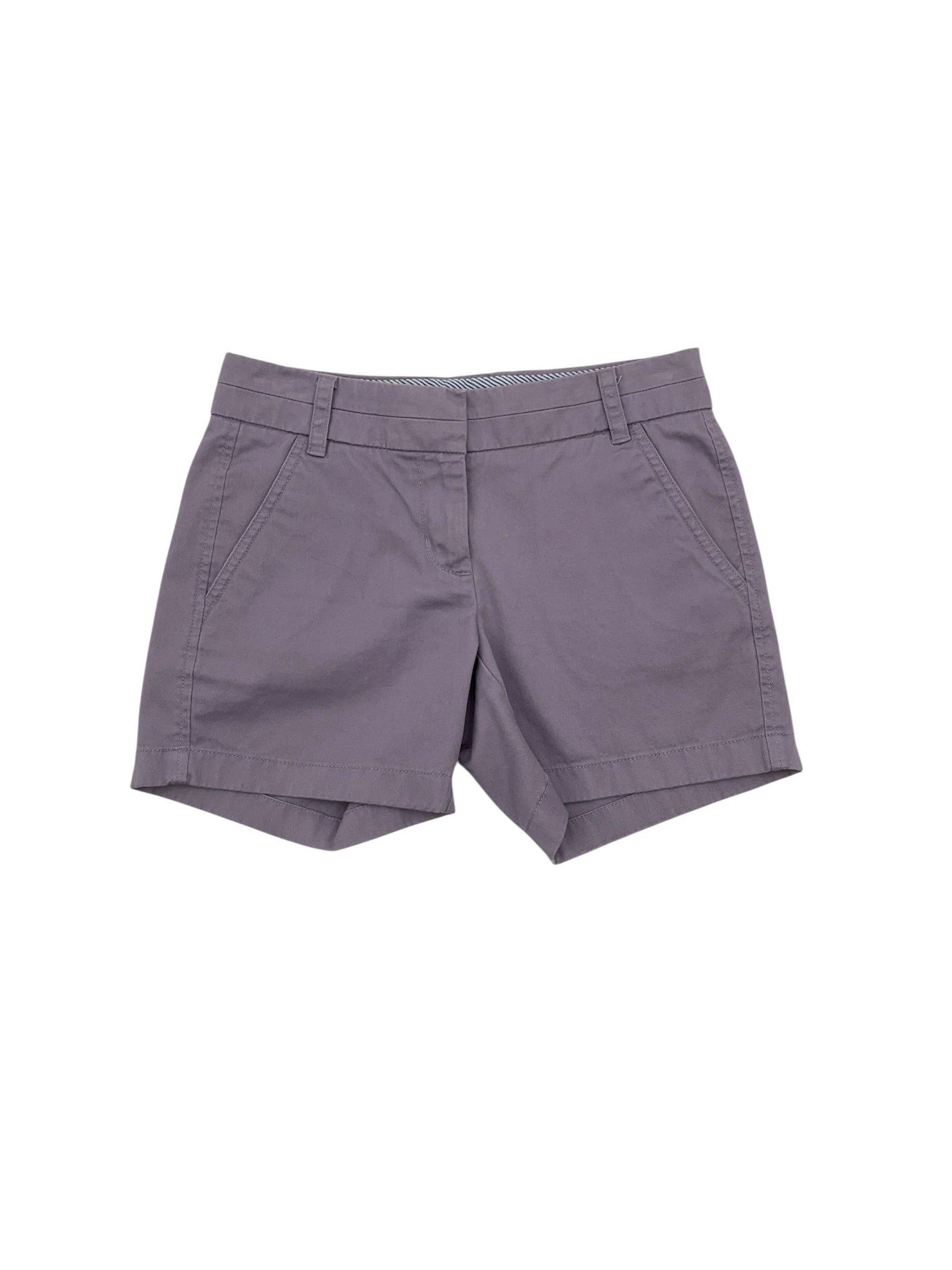 J Crew Purple Shorts Size 000 Purple Solid Shorts - Size 000