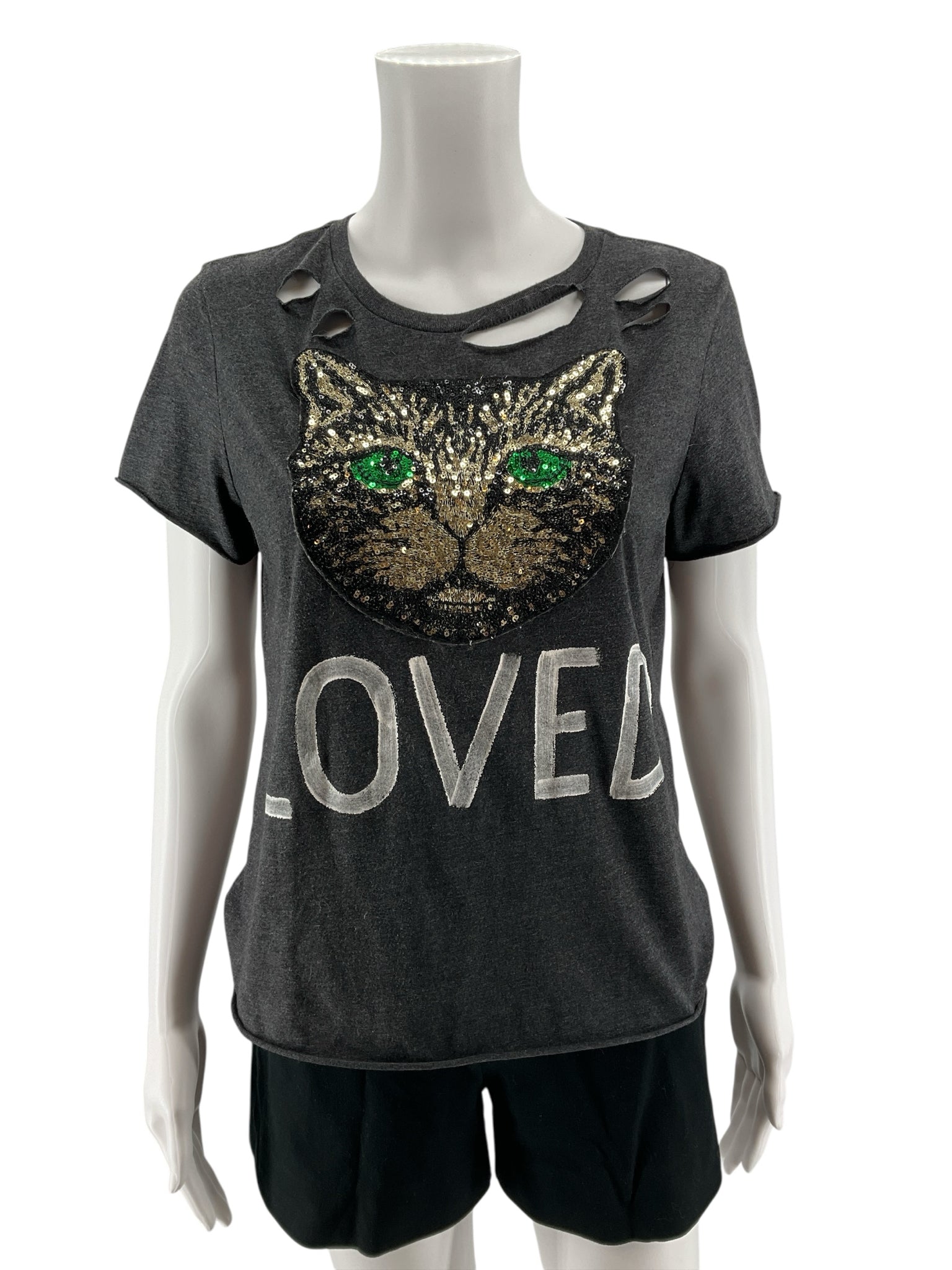 Hi Gorgeous Sequin Cat &