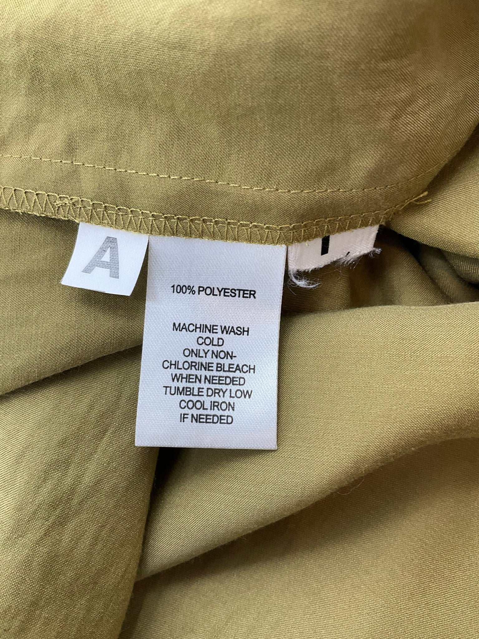 Ann Taylor LOFT Petite Twist Knot Sleeveless Shell Top Olive Green Size XS Petite