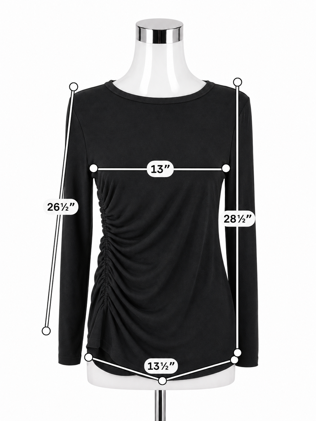 Ann Taylor Black Solid Pre-Owned Top - Size Small - ONLINE ONLY