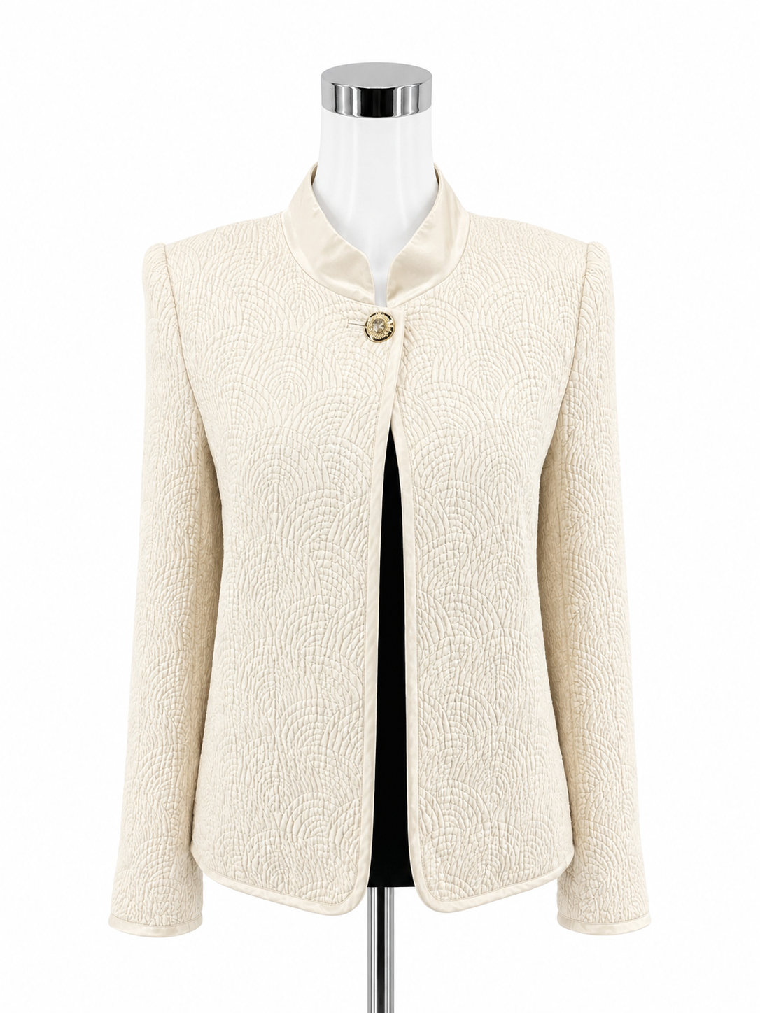 Dana Buchman Size 12 Cream Pre-Owned Jacket - ONLINE ONLY