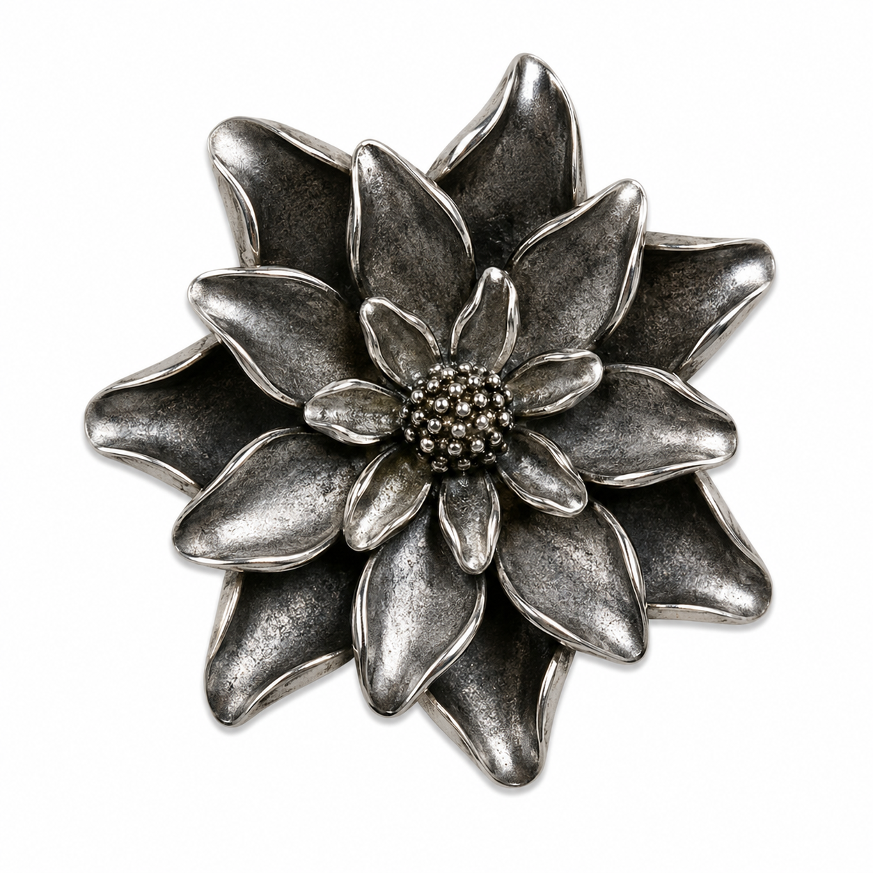 Silver Flower Pendant