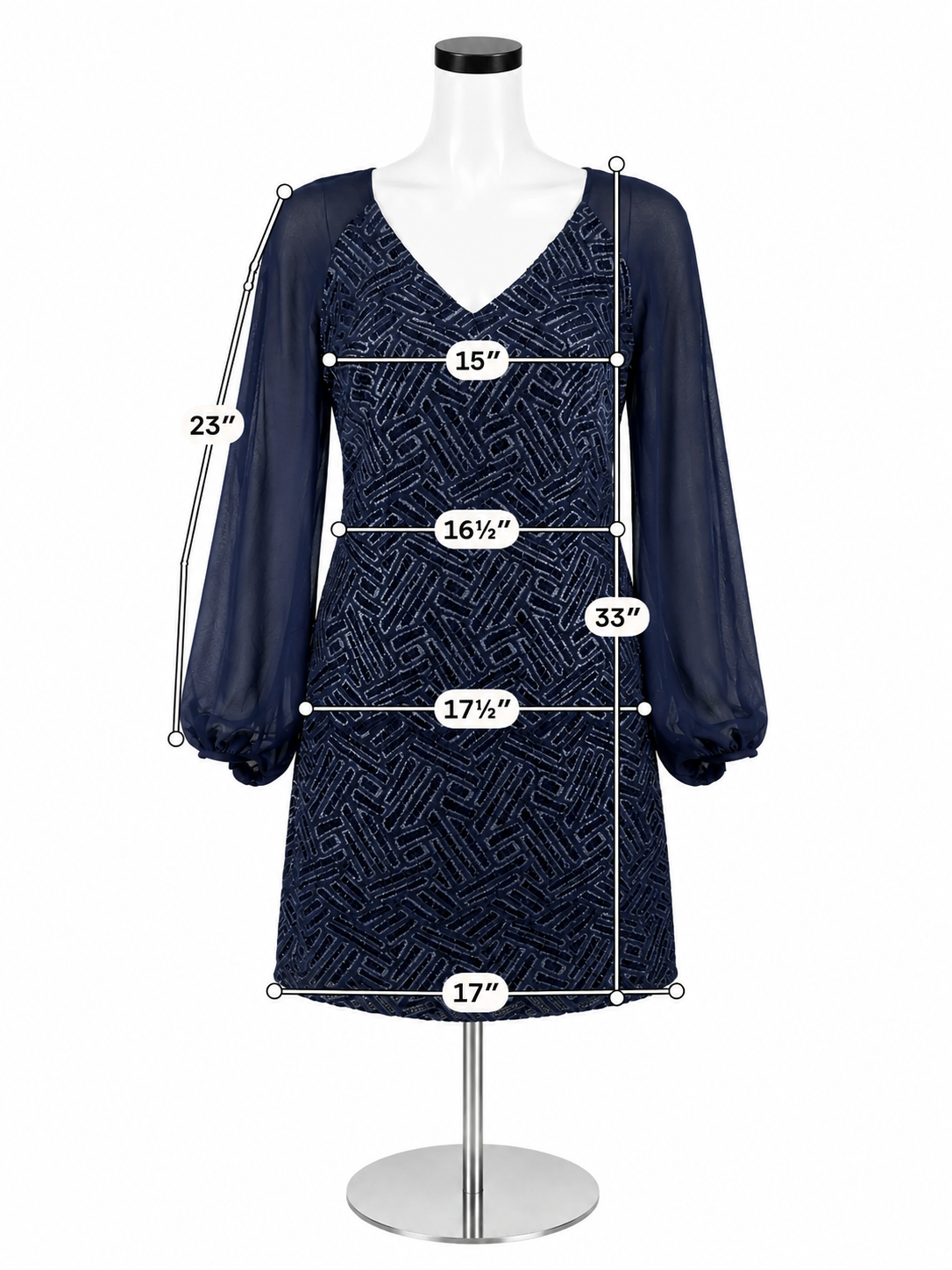Lilly Pulitzer Mariella Navy Lace Sheer Sleeve Dress Size 0