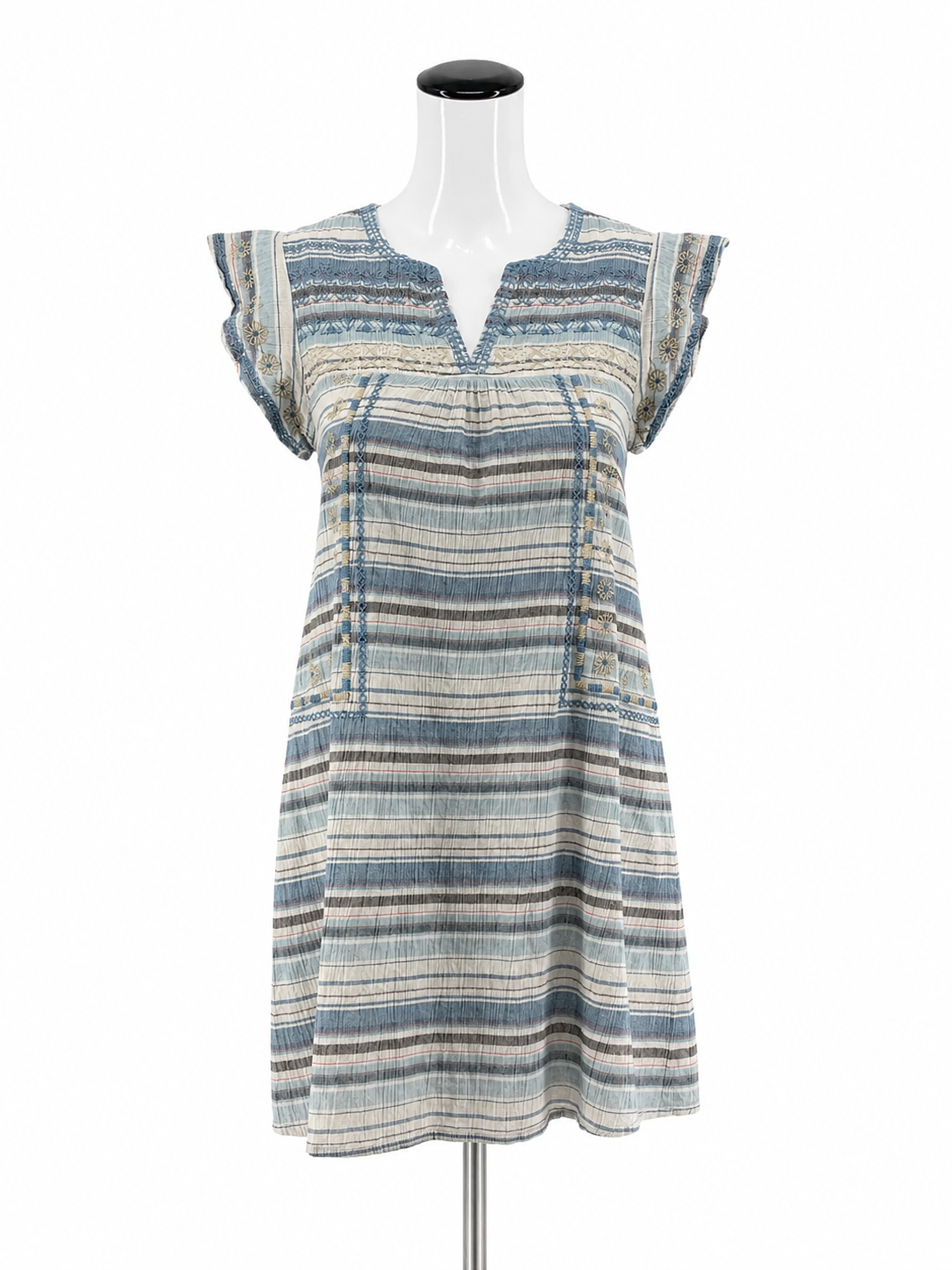 THML Size XS blue/white Stripe Pre-Owned Ladies Dress Margaret's Fine Consignment THML Size XS blue/white Stripe Pre-Owned Ladies Dress Margaret's Fine Consignment