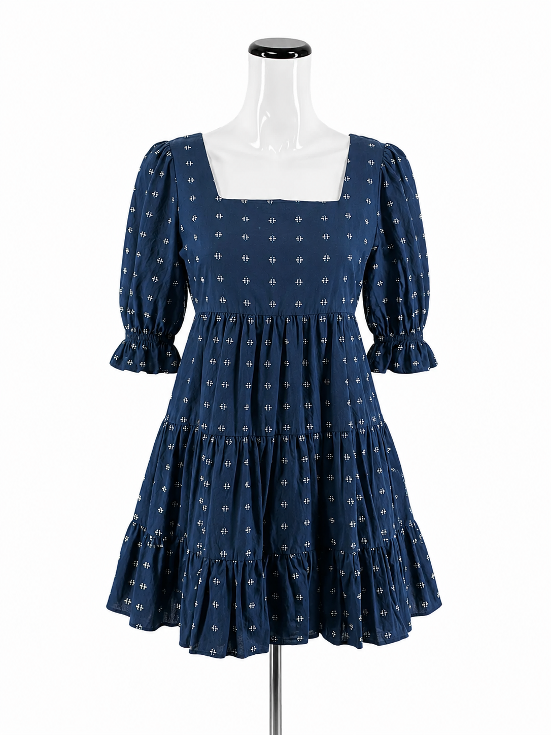madewell navy blue dress Women's The Rylee Midi Dress in Classic Navy - Size 00