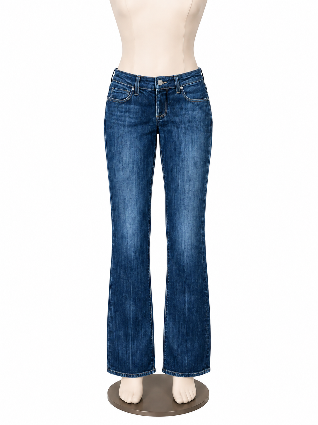 Paige Laurel Canyon High Rise Flare Jeans Dark Wash Size 27 - ONLINE ONLY