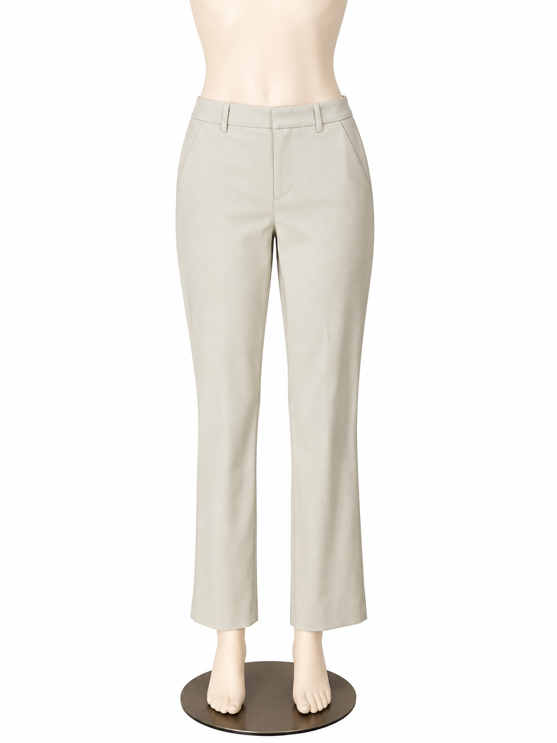 Quince Ultra-Stretch Ponte Straight Leg Pants Size Medium Clay - ONLINE ONLY
