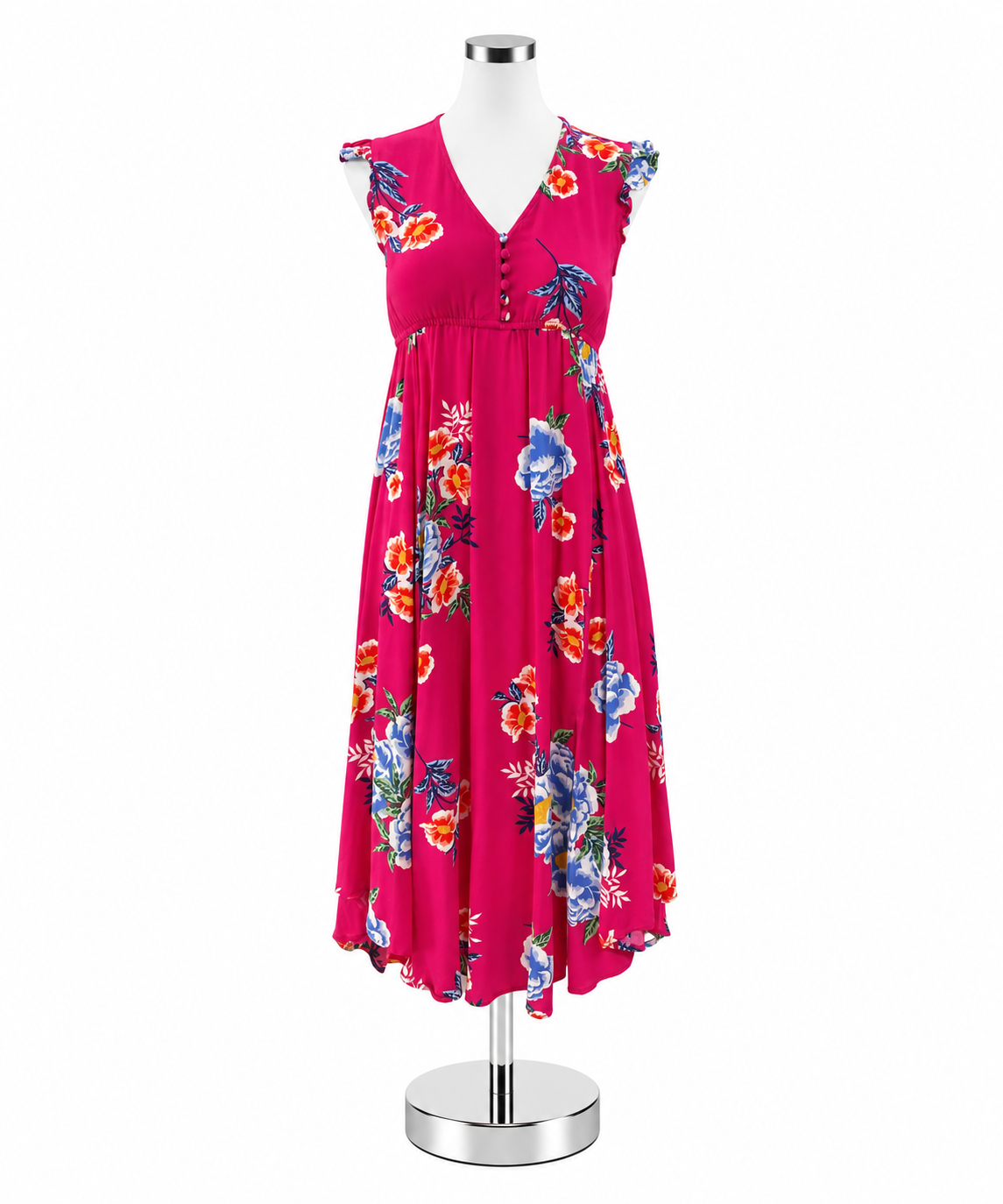 Jessica Simpson Gabbie Floral Maxi Dress PXS New With Tags - ONLINE ONLY