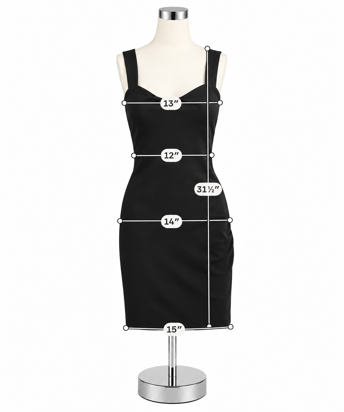 Zara Black Sleeveless Little Black Dress (LBD) Size Small - ONLINE ONLY