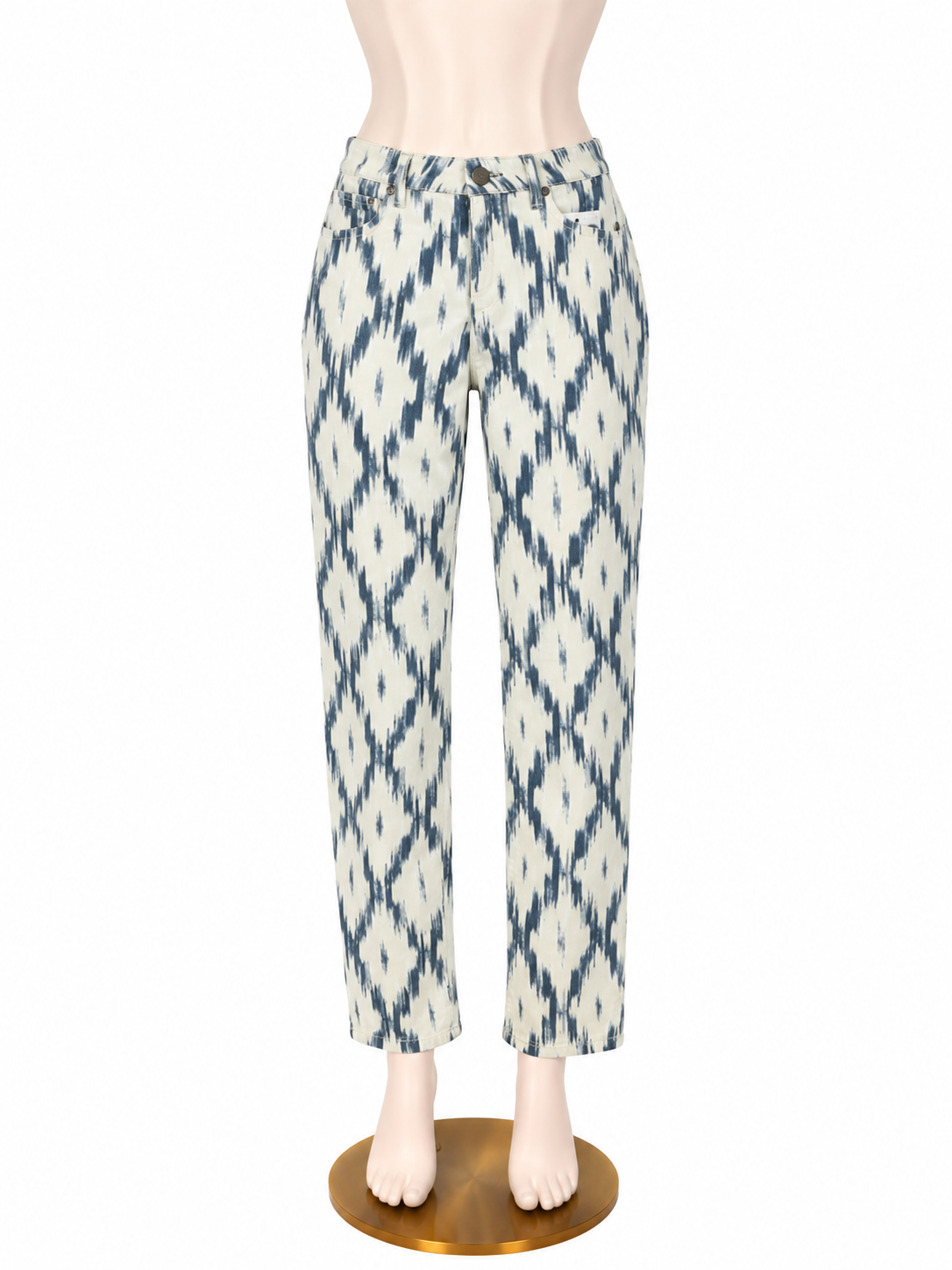 PAIGE Verdugo Ultra Skinny Ankle Jeans Alexandria Ikat Print Size 28 / 6 - ONLINE ONLY