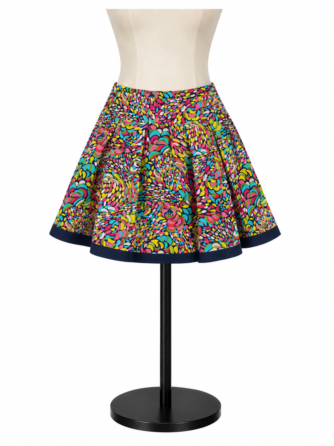 Lilly Pulitzer Gabby Skirt Mayflower Print 100% Silk Pleated Mini Size 2 - ONLINE ONLY