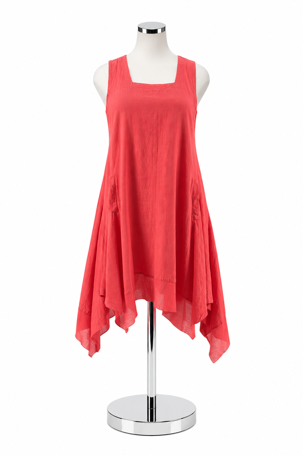 cynthia rowley brunch dress Coral Linen Blend Handkerchief Hem OtherSS gold sequin dress bridesmaid Color:Blue Nights a sweet tie