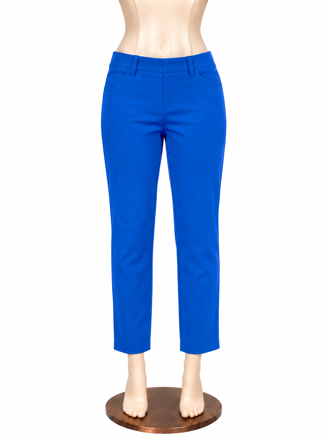 Jaded Glory Pull-On Cropped Pants Stretch Cobalt Blue Womens Size M 8-10- ONLINE ONLY