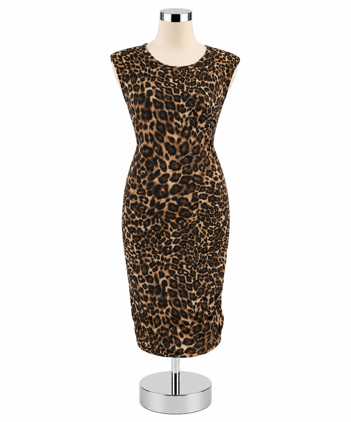 White House Black Market Leopard Print Sheath Dress Size Medium NWT - ONLINE ONLY