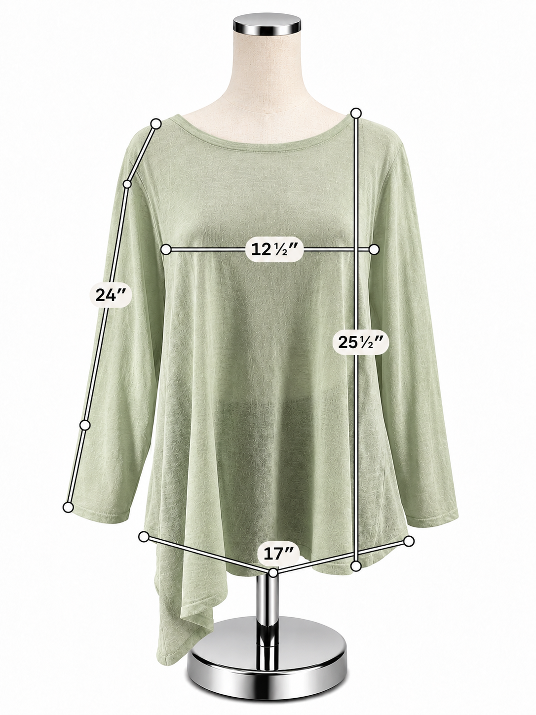 Eileen Fisher Eileen Fisher Fine Organic Linen Crepe Knit Top - Pastel Green - Size XL NWT - ONLINE ONLY
