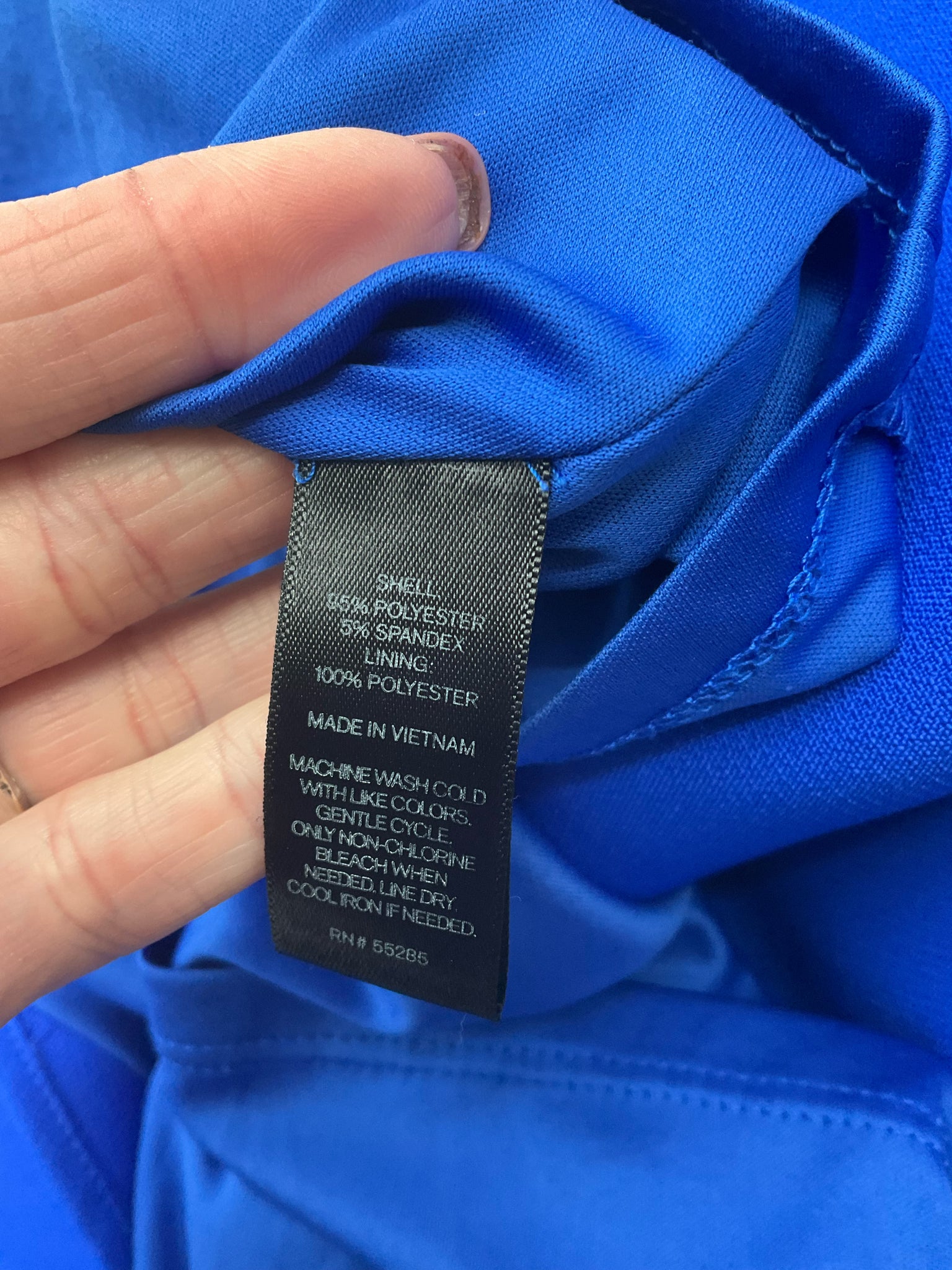 Express Royal Blue Fit and Flare Royal Blue Cutout Fit & Flare Mini Dress Size 6 - Size 6