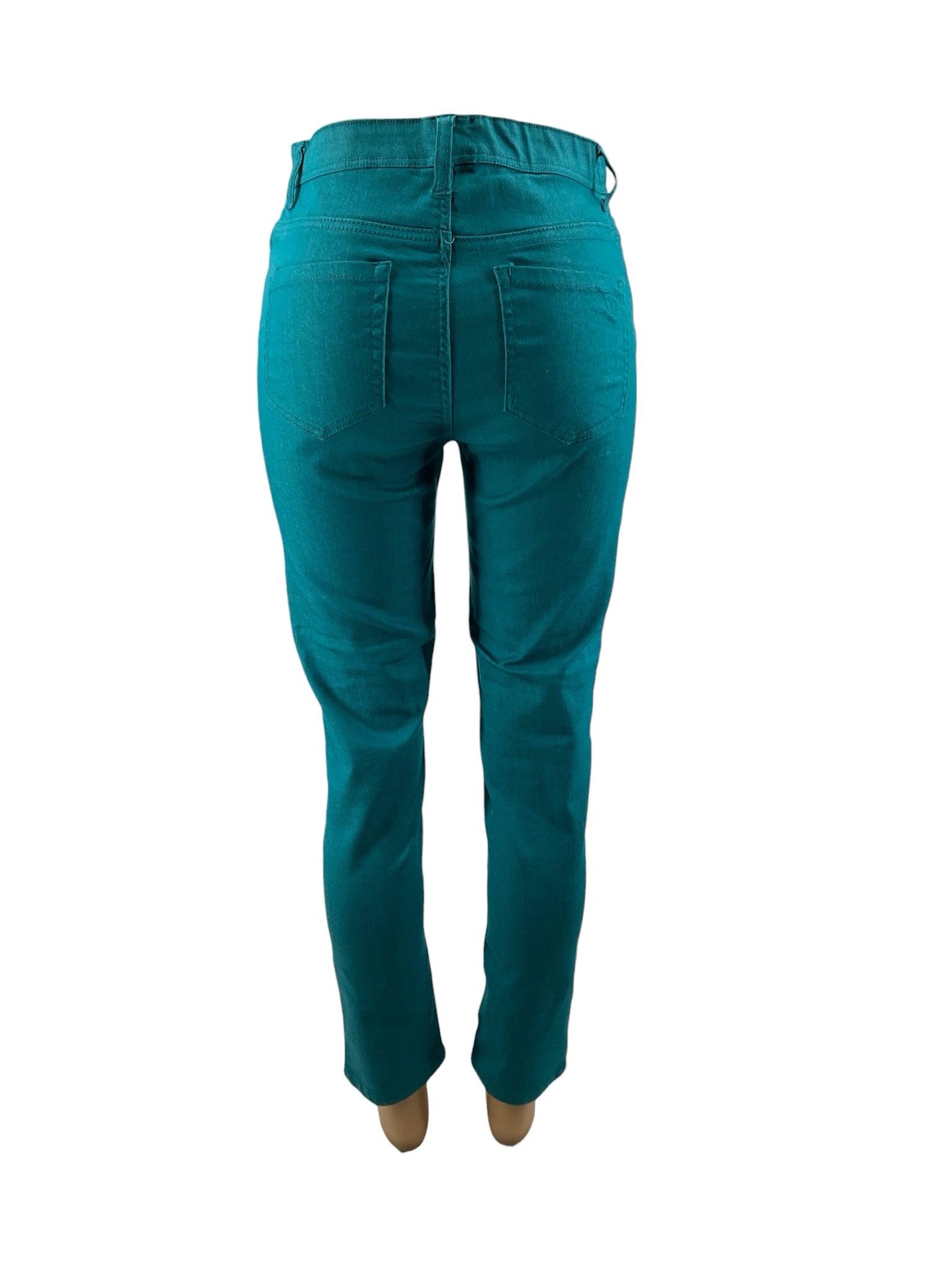 DG2 by Diane Gilman Teal Jeans Skinny Jeans Size Small Teal Stretch Ankle Pants - Size S