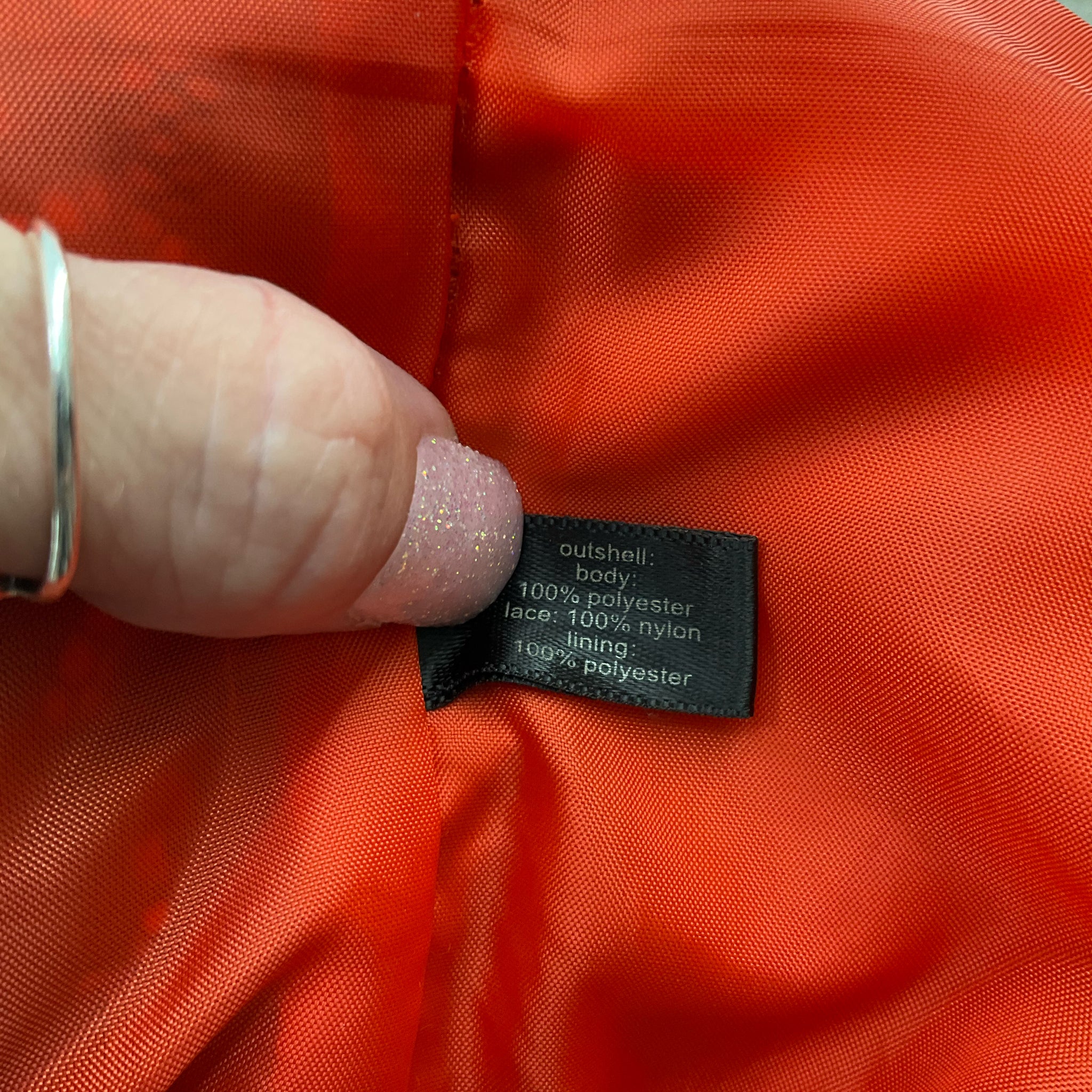 The Limited Orange/Black Lace Pre-Owned Ladies Skirt - Size 10 - Margaret’s Fine Consignment