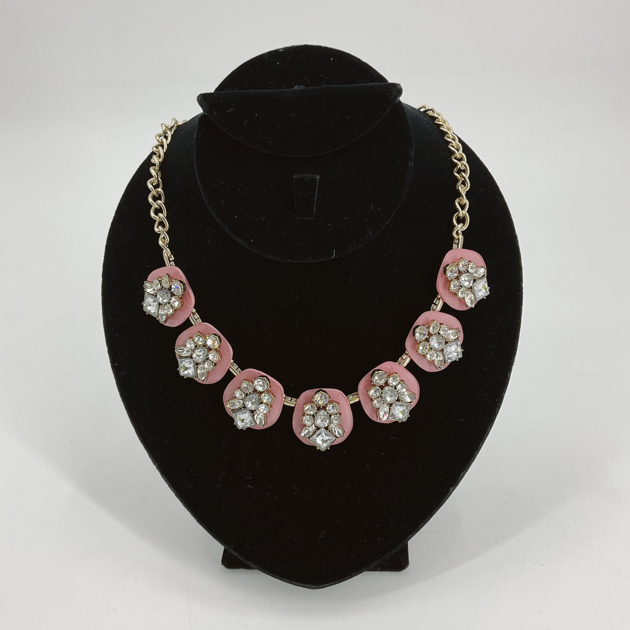 Loft Gold/Pink Stones Ladies Pre-Owned Necklace - Margaret’s Fine Consignment