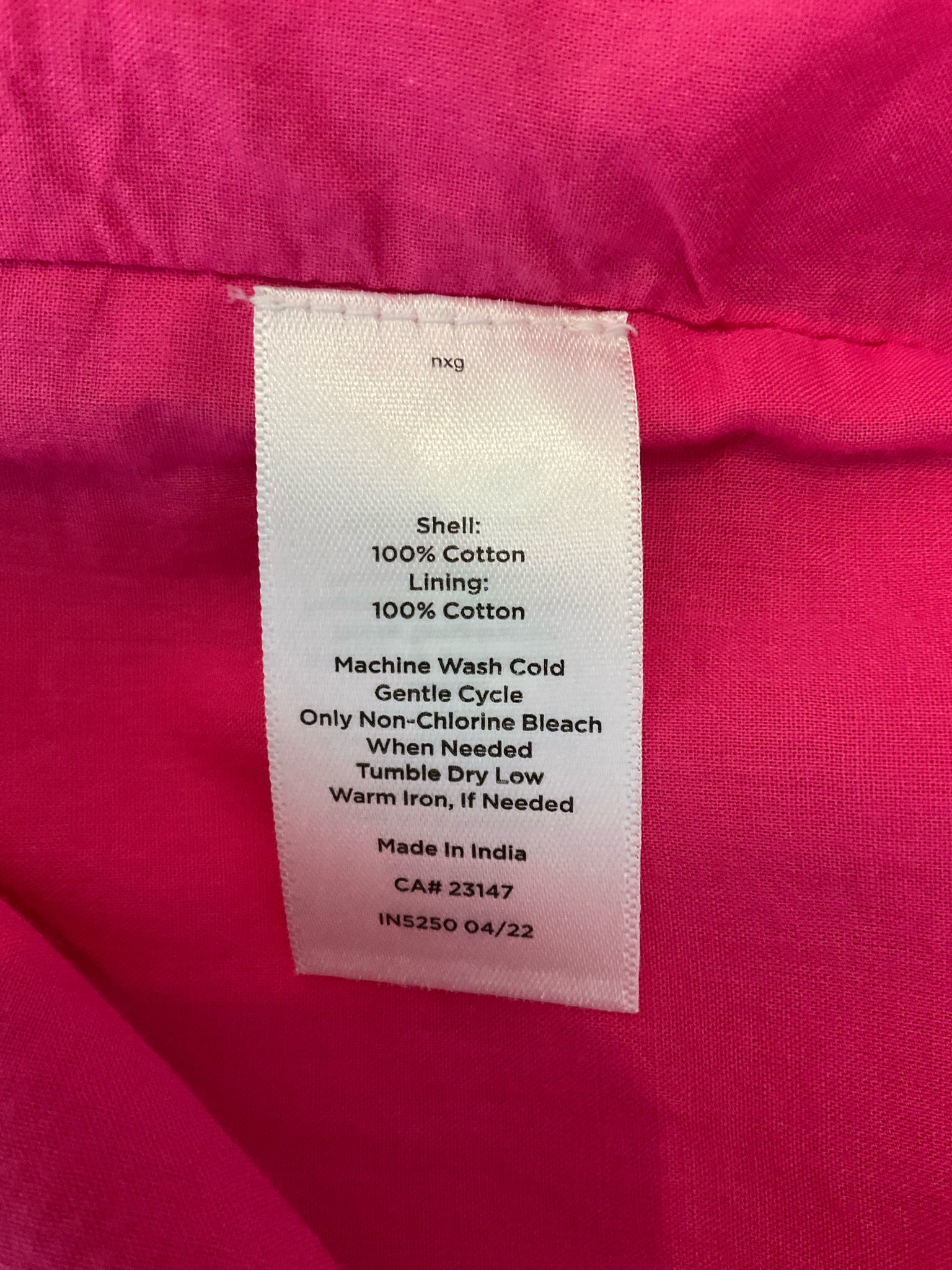 Talbots Petites Ruffle Neck Pintuck Sleeveless Top Cotton Blouse Pink MP NWT