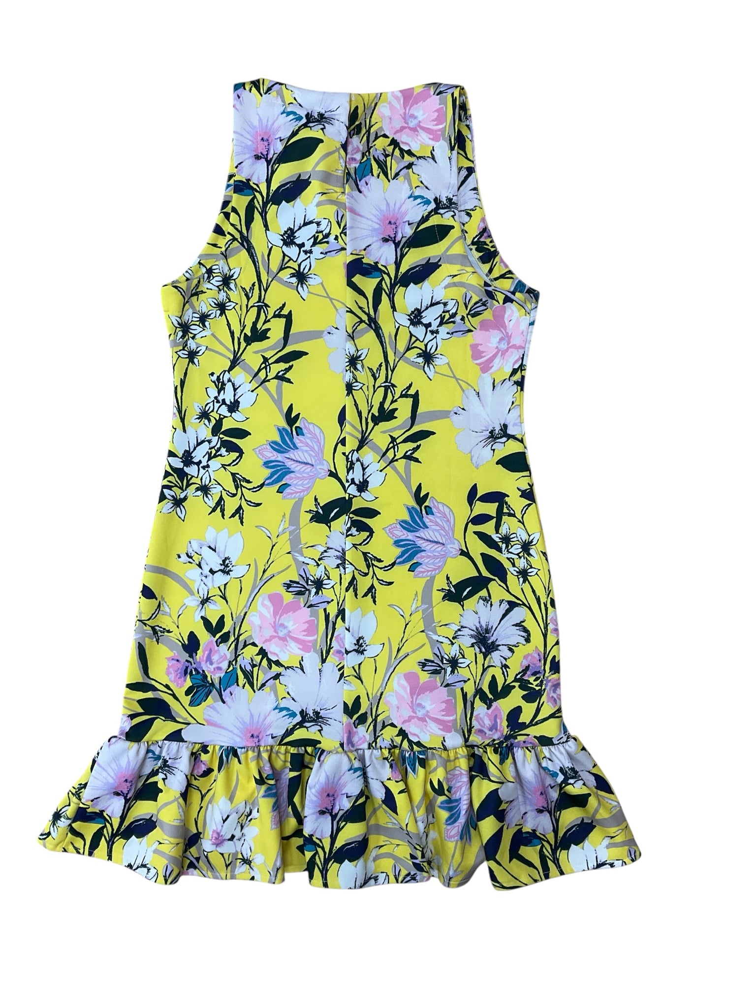 Sentimental New York Floral Halter Ruffle Hem Dress Size XS