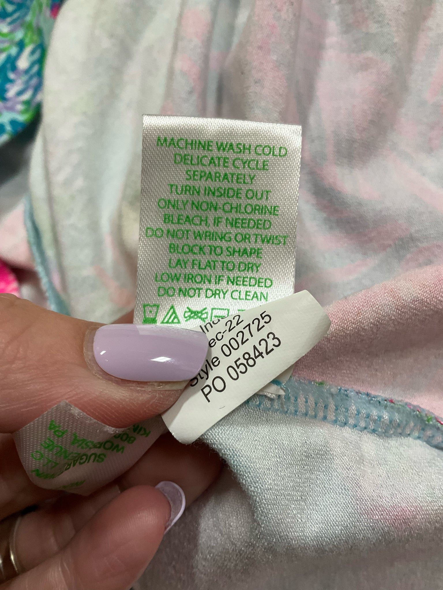 Lilly Pulitzer Sea Breeze Tunic Dress Sea Soiree Floral Size Large