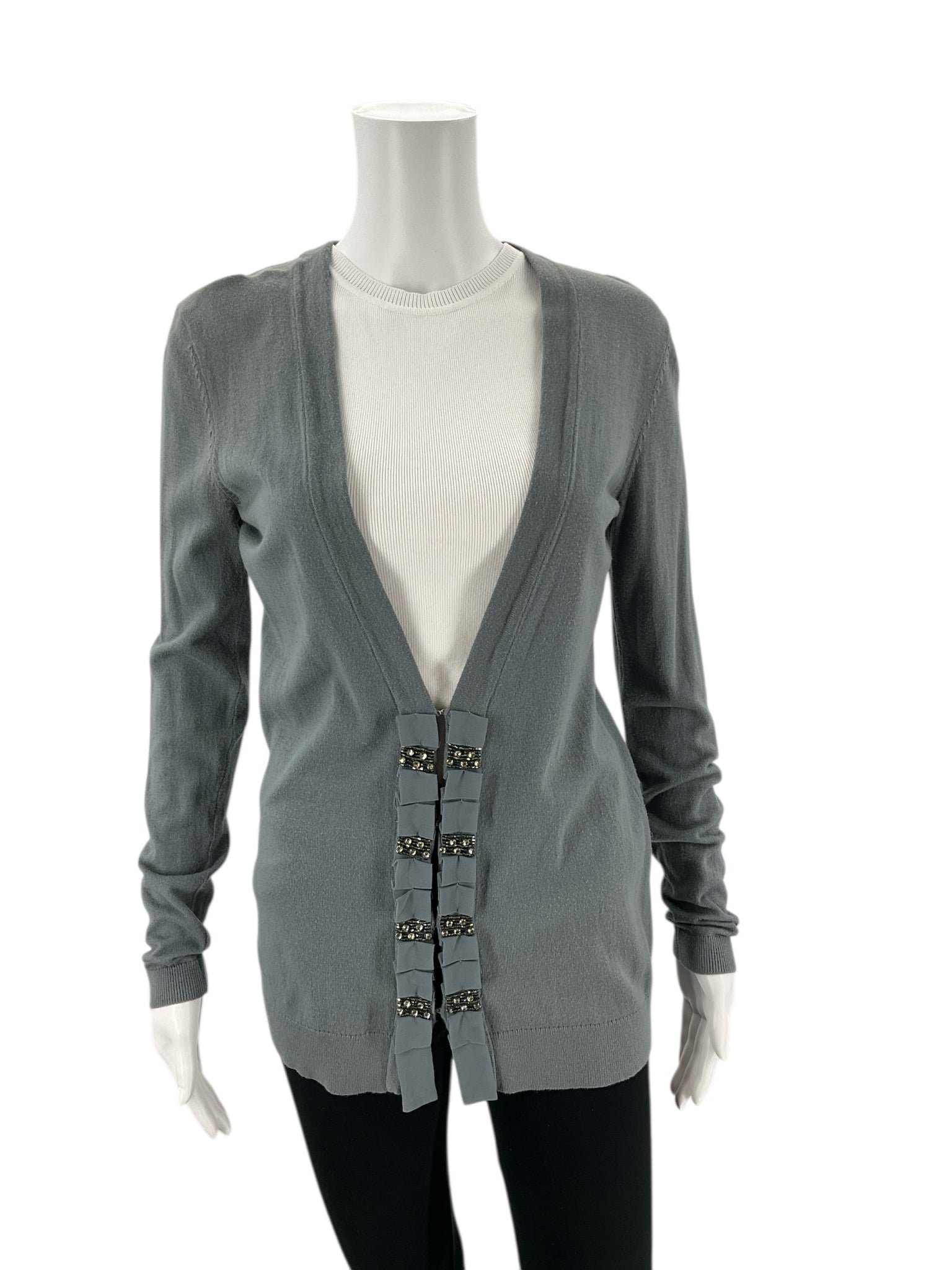 Loft Gray Ladies Pre-Owned Sweater - Size Small - Margaret’s Fine Consignment