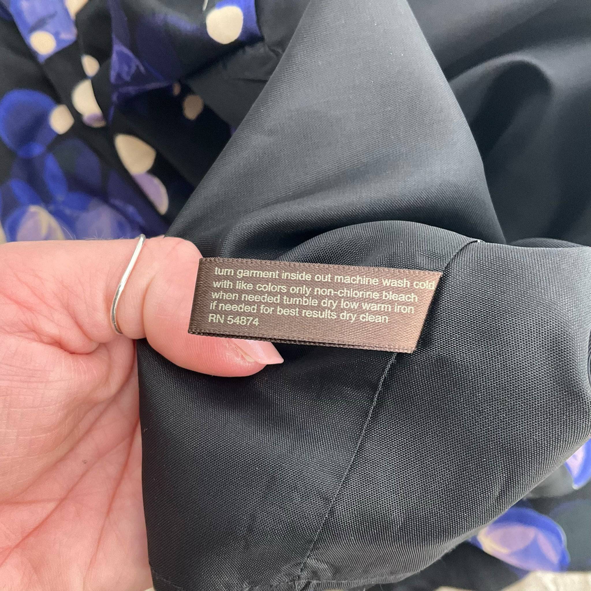 The Limited Black/Blue Pre-Owned Ladies Dress - Size 2 - Margaret’s Fine Consignment